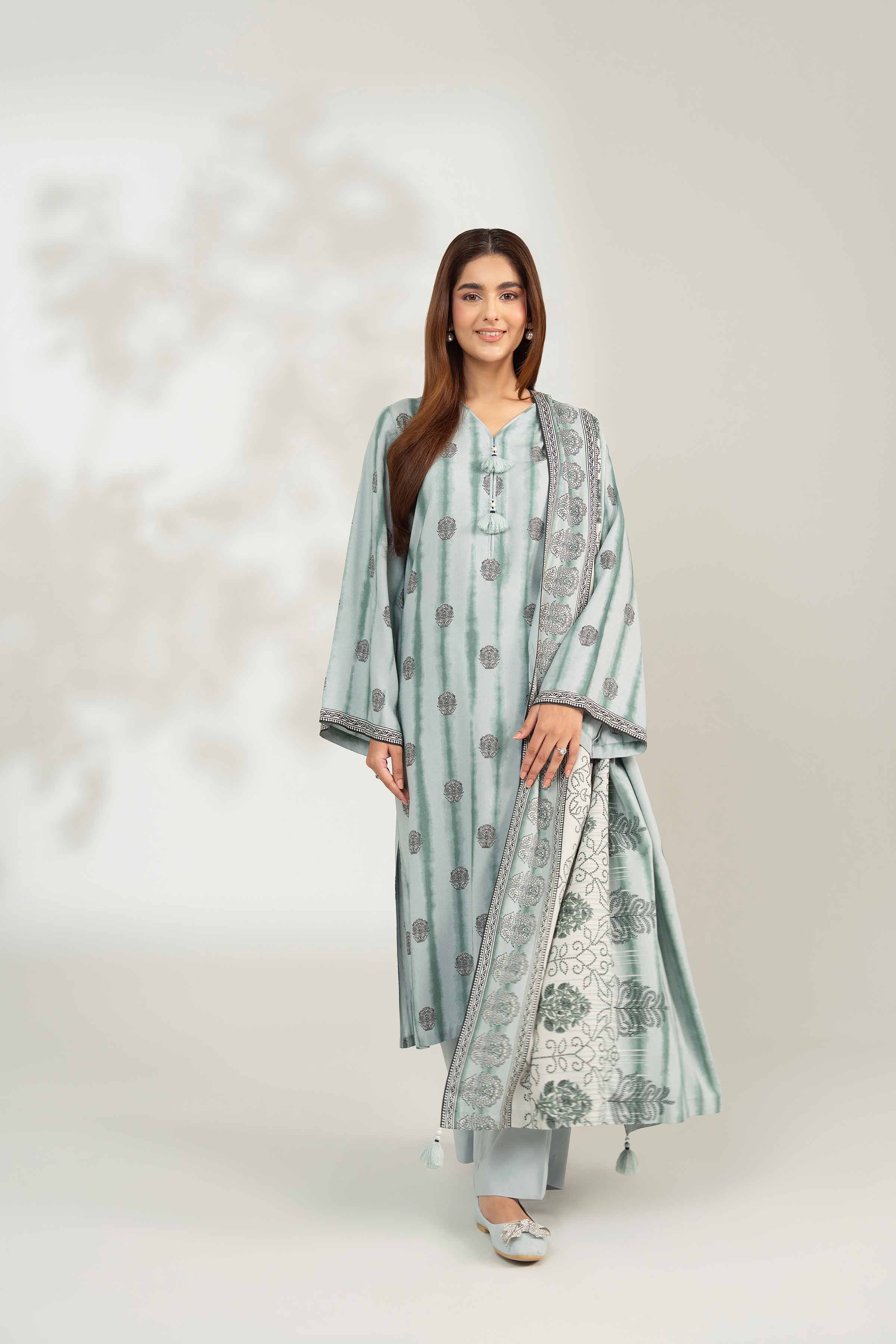 3 Piece - Printed Suit - 42502830 for Women - Unstitched Collection | Nishat | Shop Online