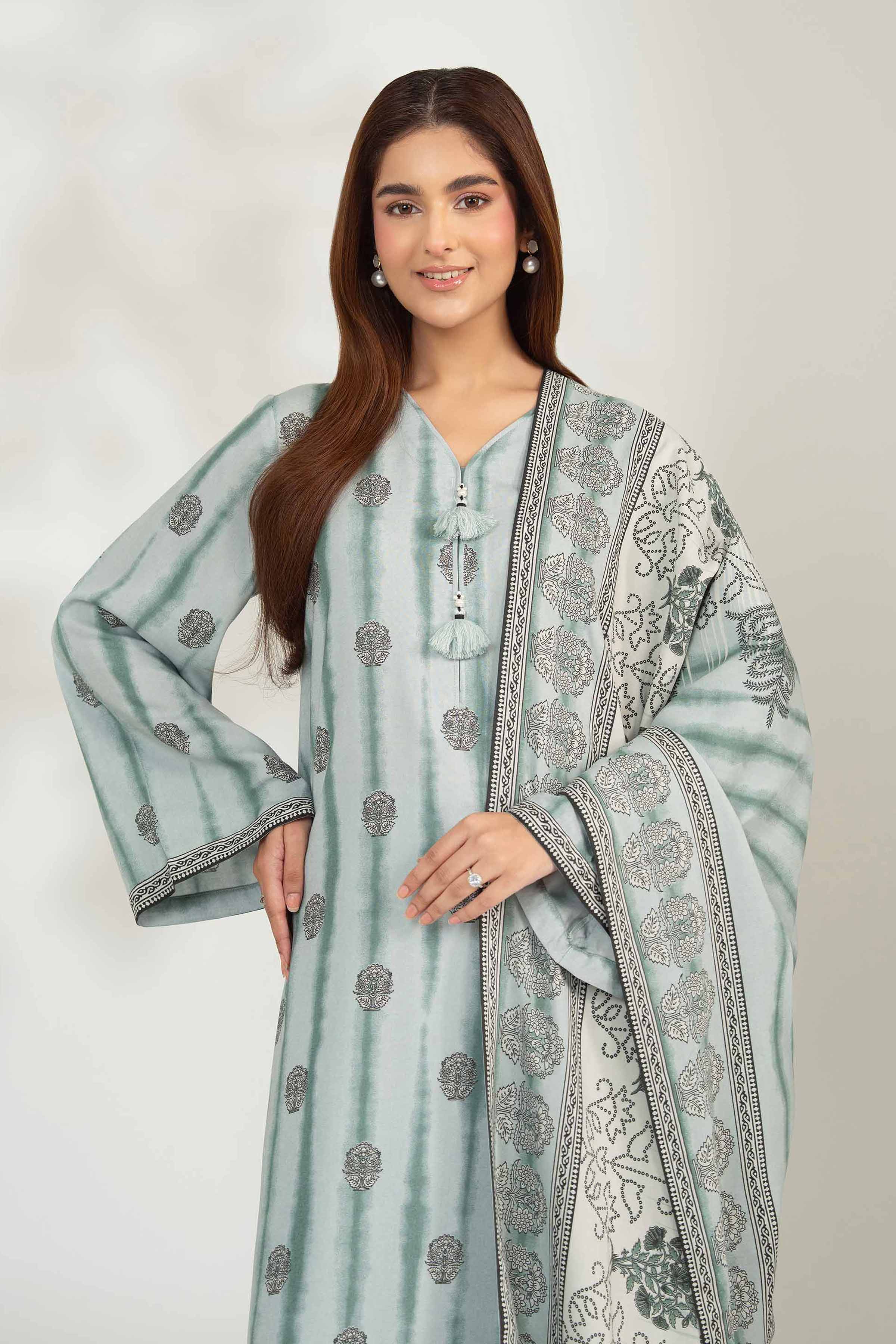 3 Piece - Printed Suit - 42502830 for Women - Unstitched Collection | Nishat | Shop Online