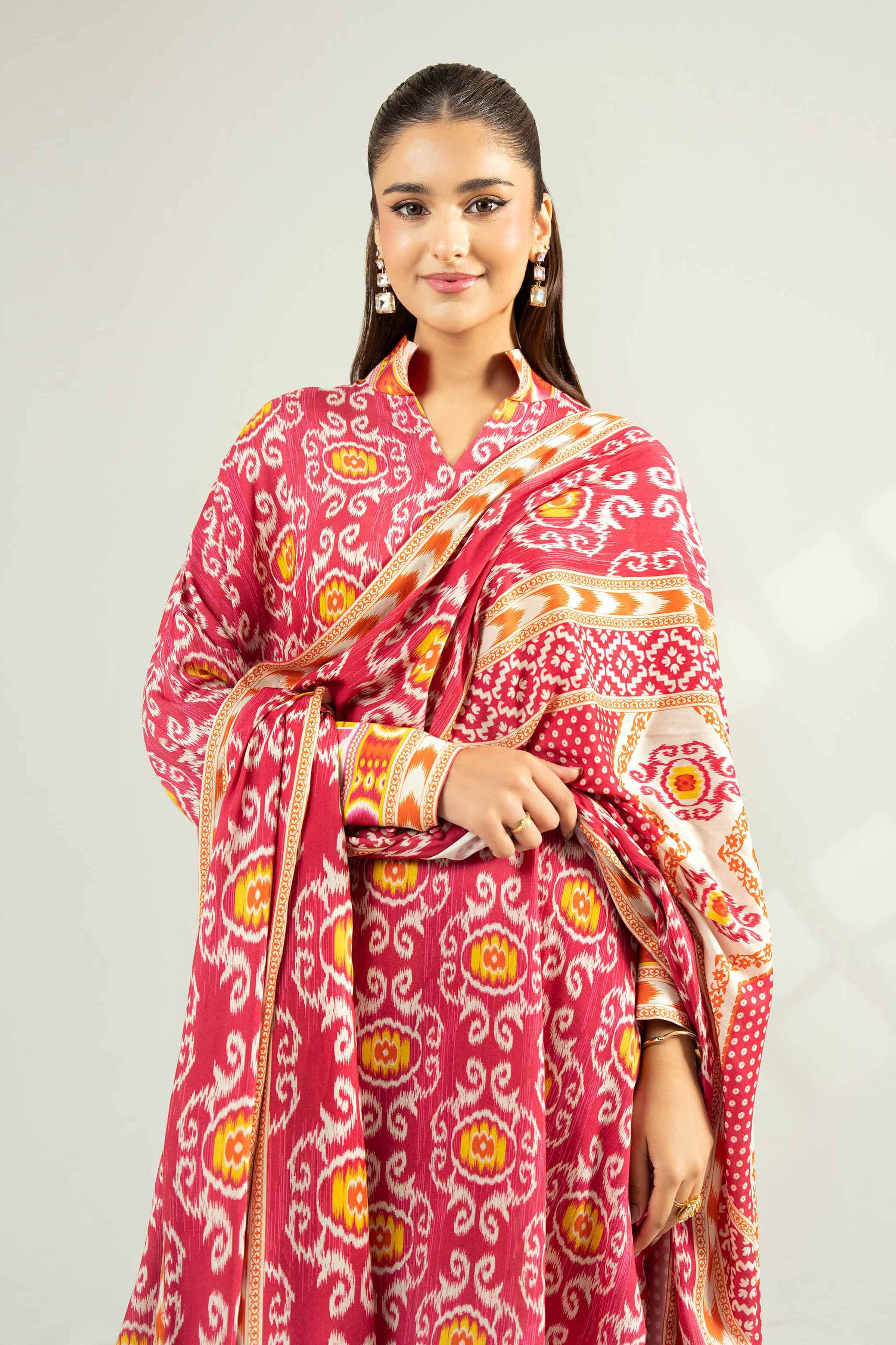 3 Piece - Printed Suit - 42502832 for Women - Unstitched Collection | Nishat | Shop Online
