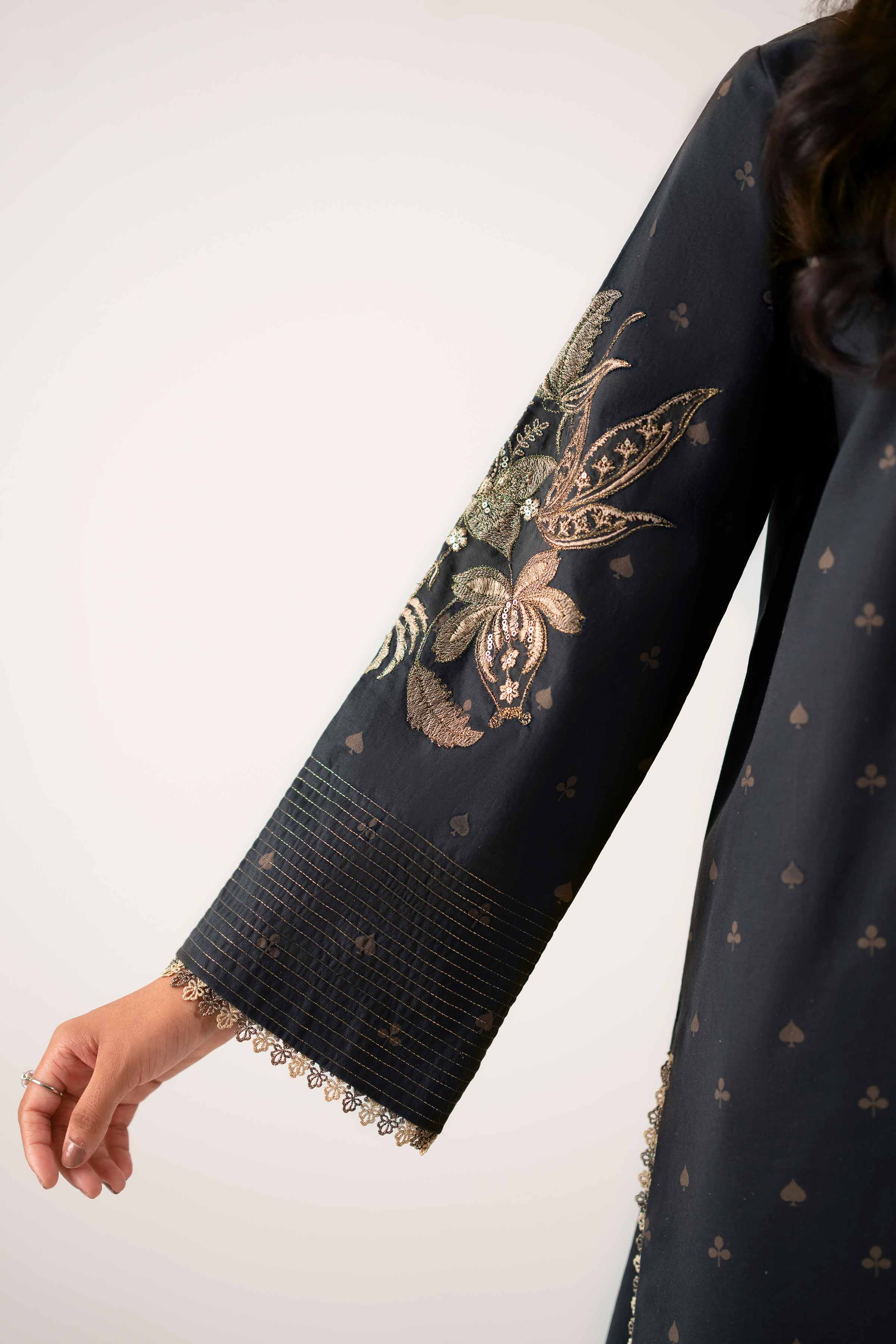 3 Piece - Printed Embroidered Suit - 42502848 for Women - Unstitched Collection | Nishat | Shop Online