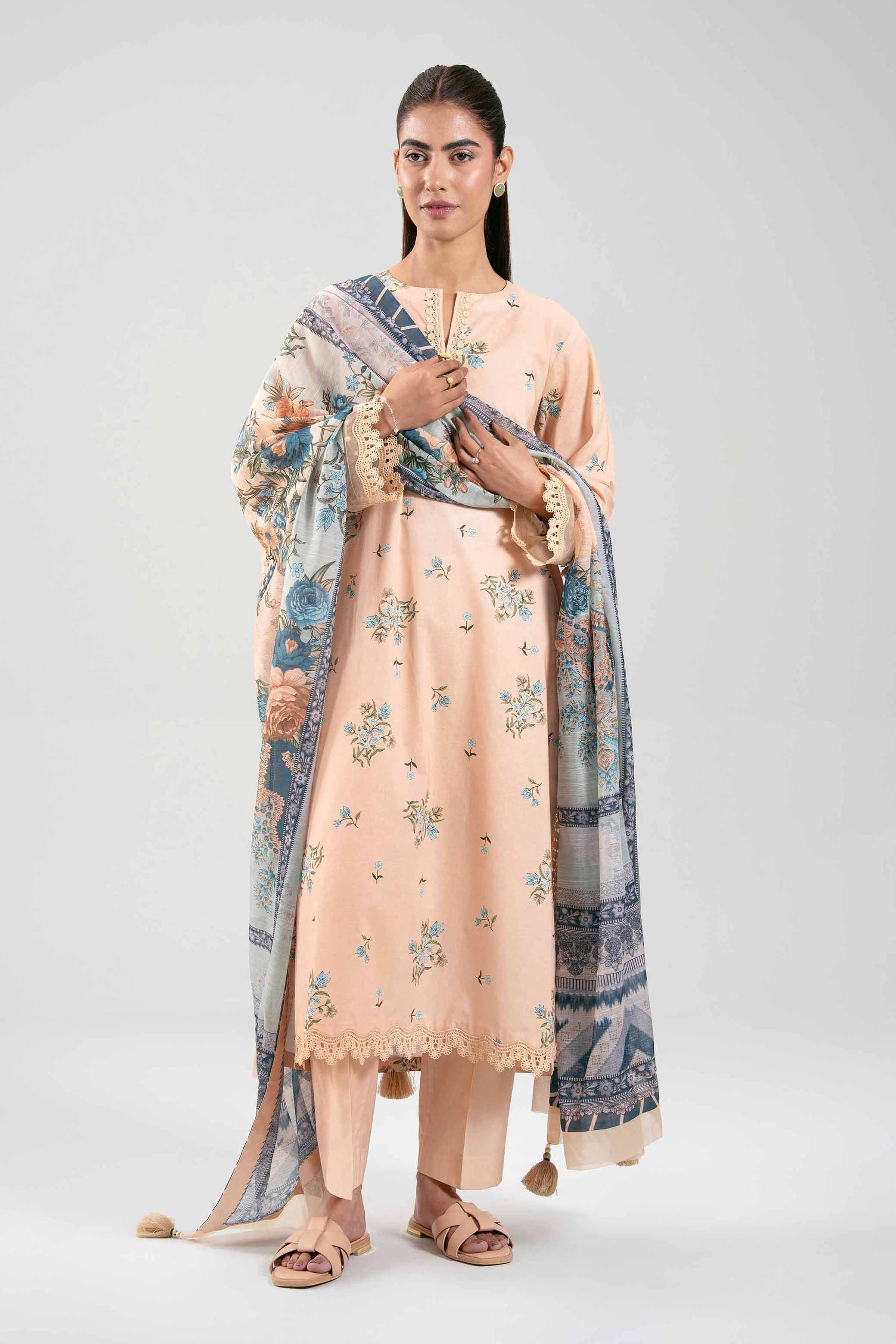 3 Piece - Digital Printed Suit - 42502865