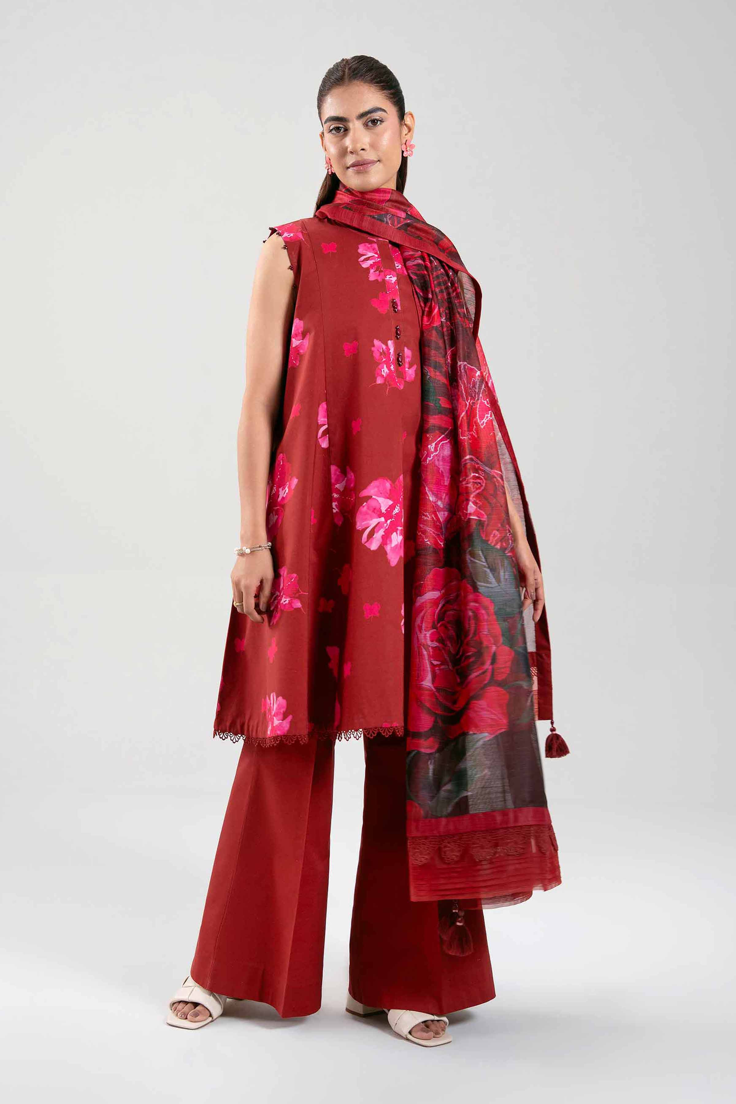 3 Piece - Digital Printed Suit - 42502868