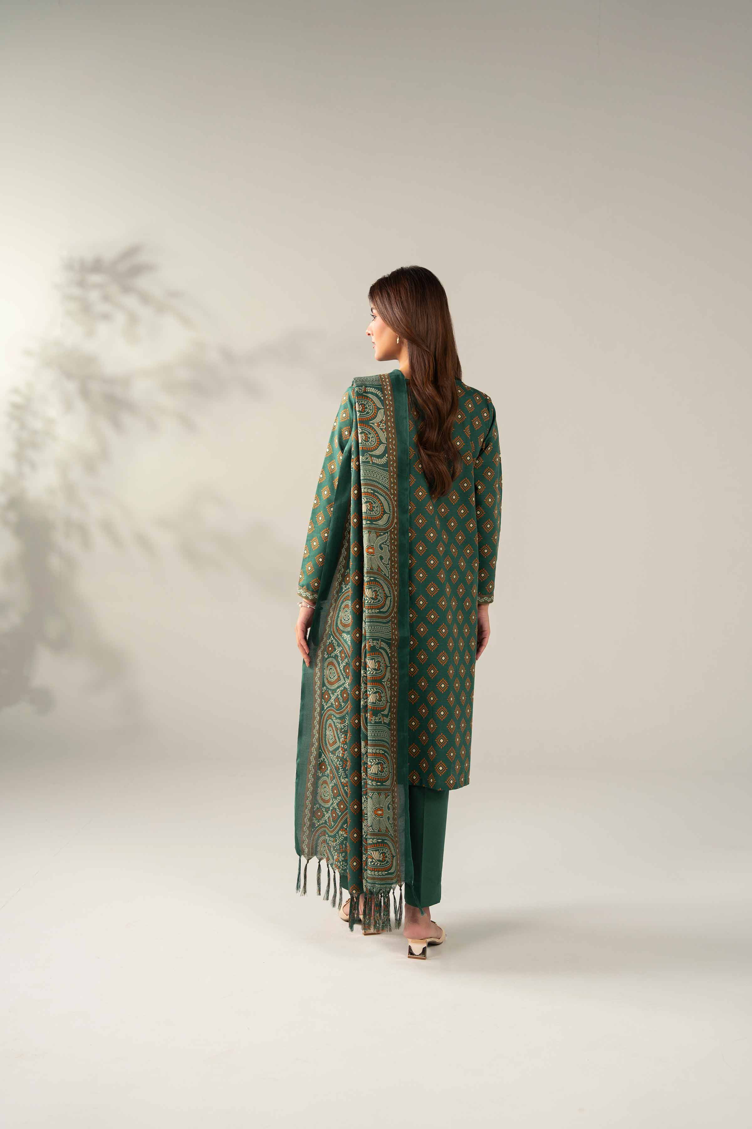 3 Piece - Printed Embroidered Suit - 42502878 for Women - Unstitched Collection | Nishat | Shop Online