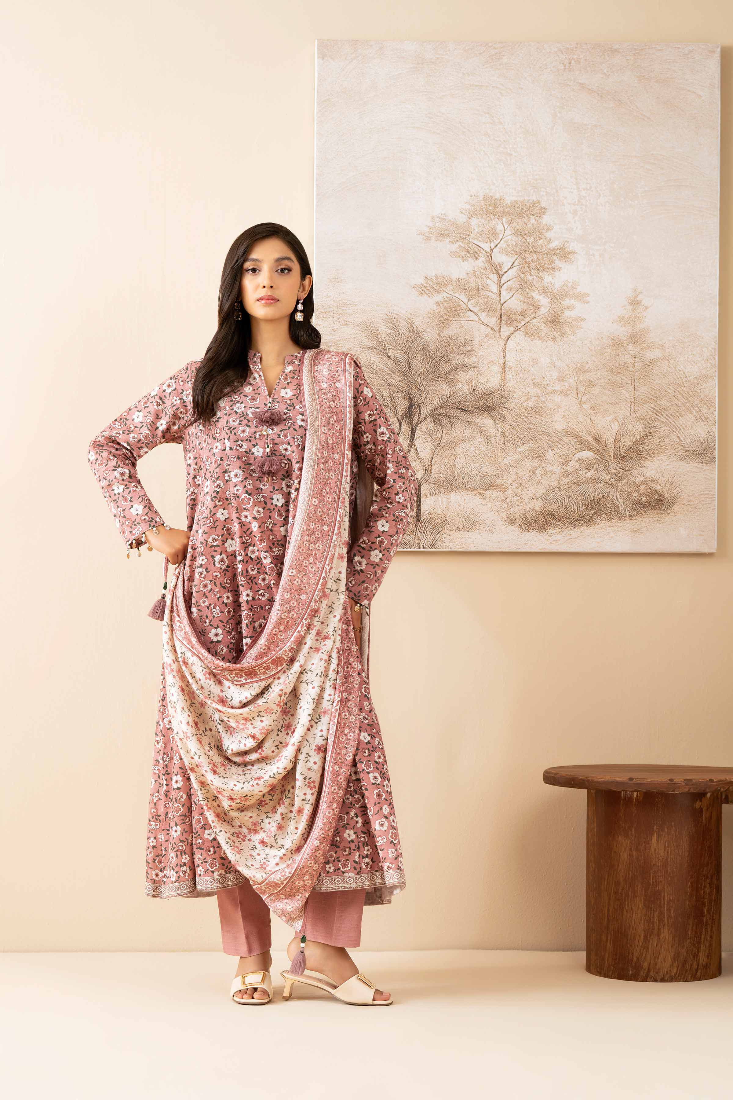 3 Piece - Printed Suit - 42502879 for Women - Unstitched Collection | Nishat | Shop Online