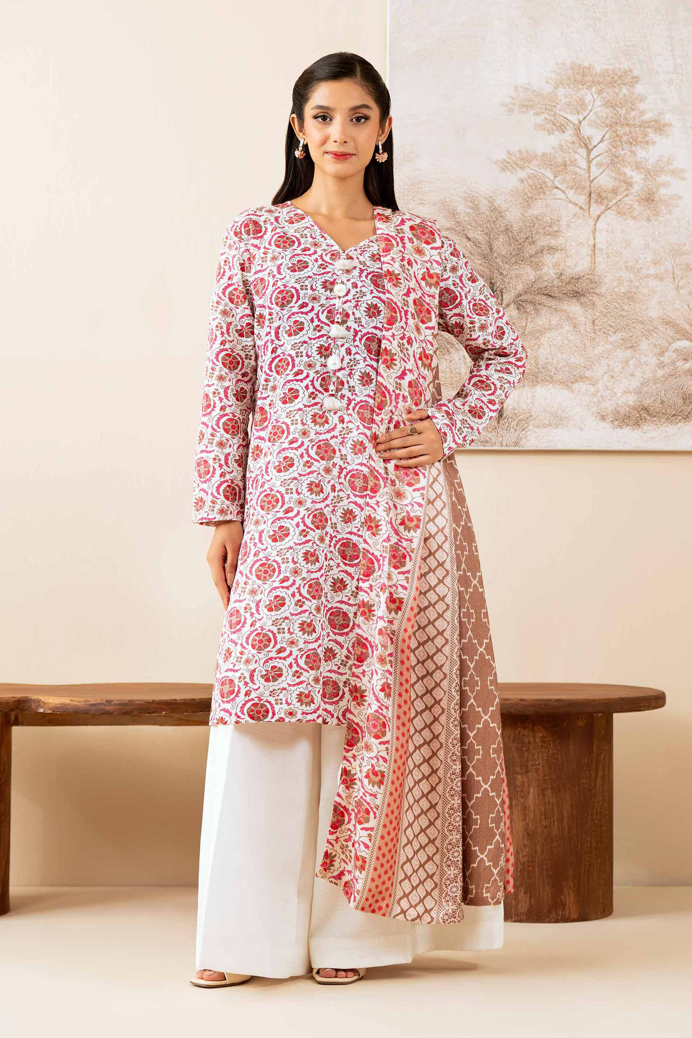 3 Piece - Printed Suit - 42502880 for Women - Unstitched Collection | Nishat | Shop Online