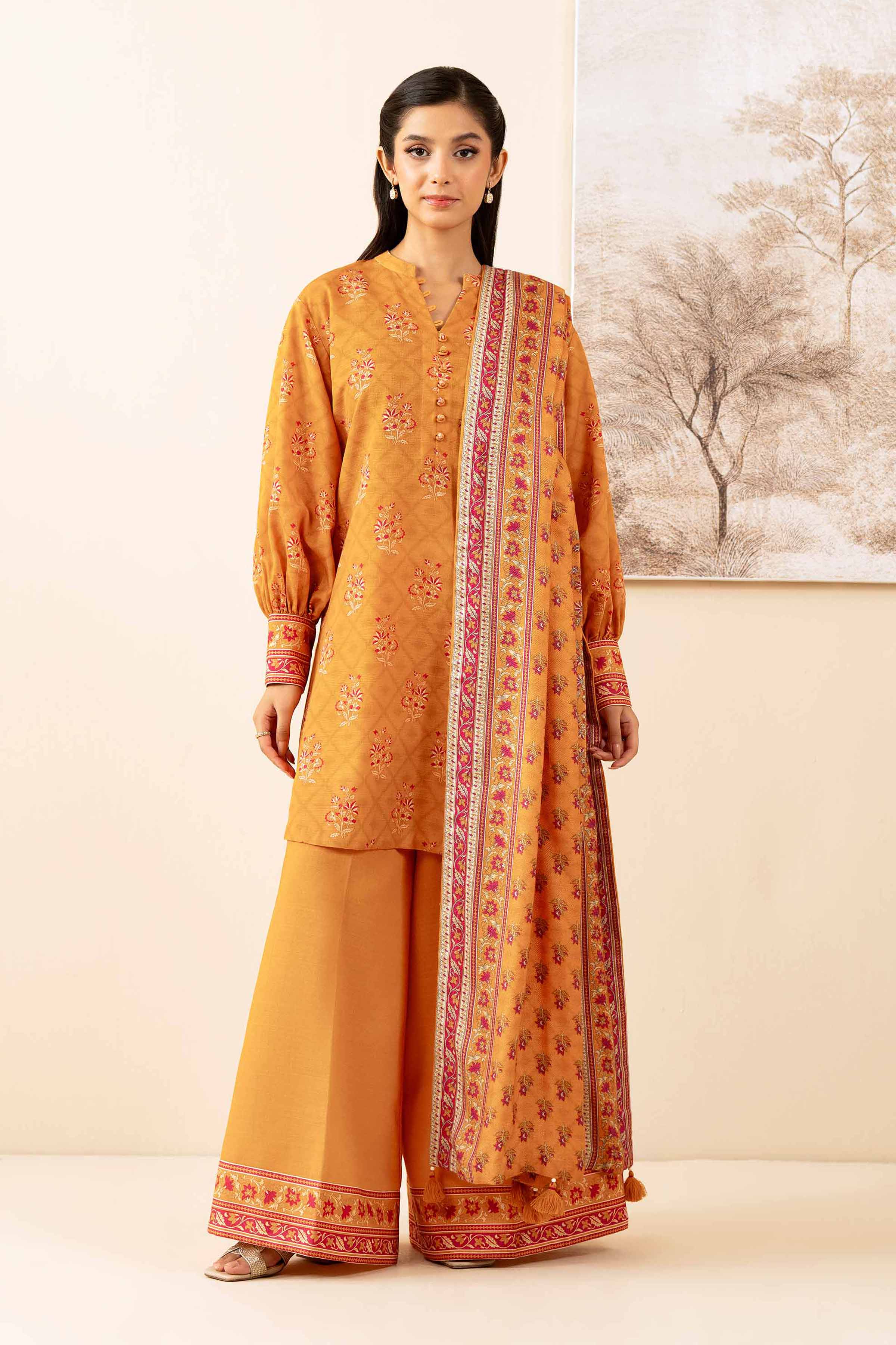 3 Piece - Printed Suit - 42502883 for Women - Unstitched Collection | Nishat | Shop Online