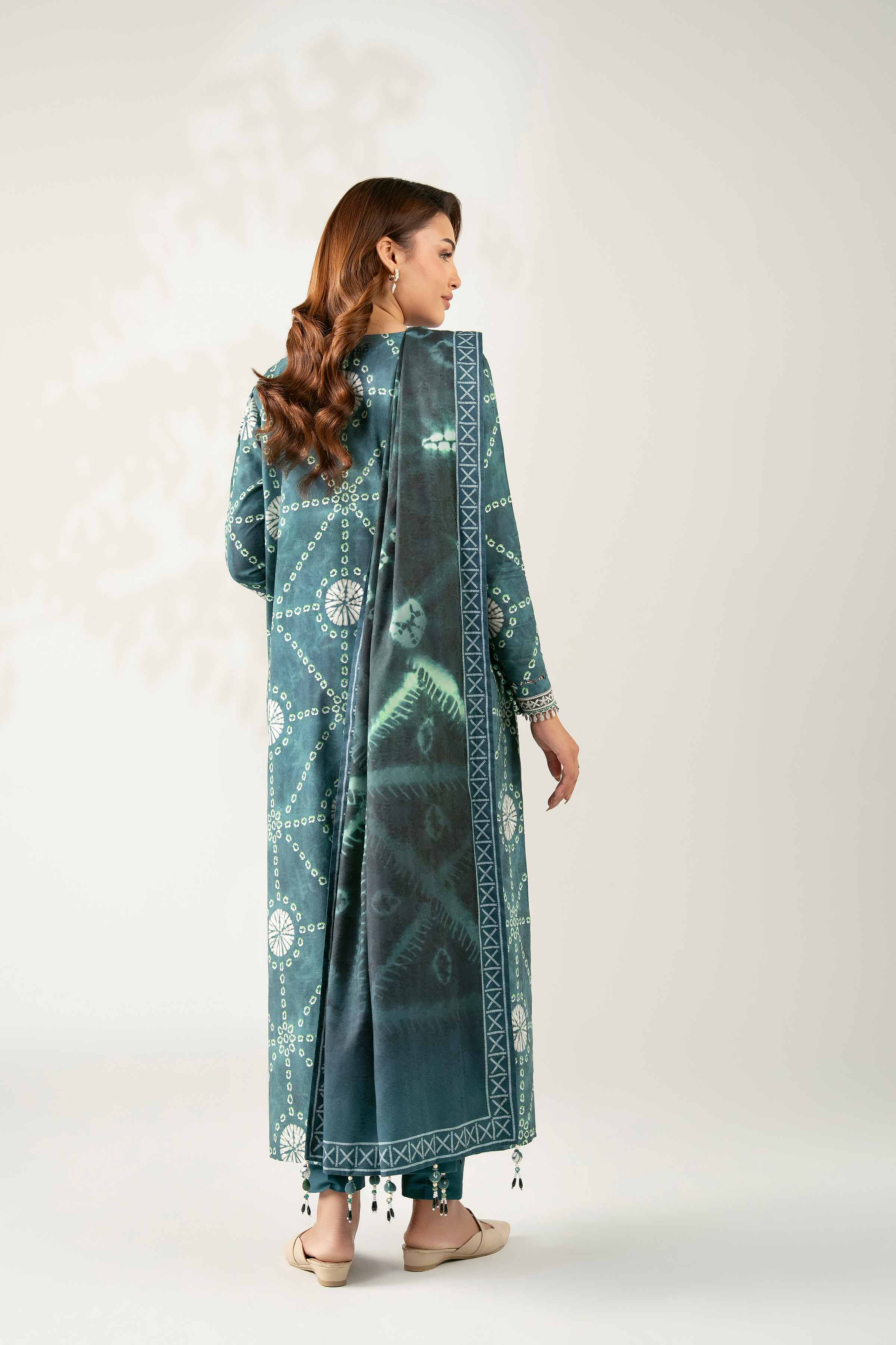 3 Piece - Digital Printed Embroidered Suit - 42502895 for Women - Unstitched Collection | Nishat | Shop Online
