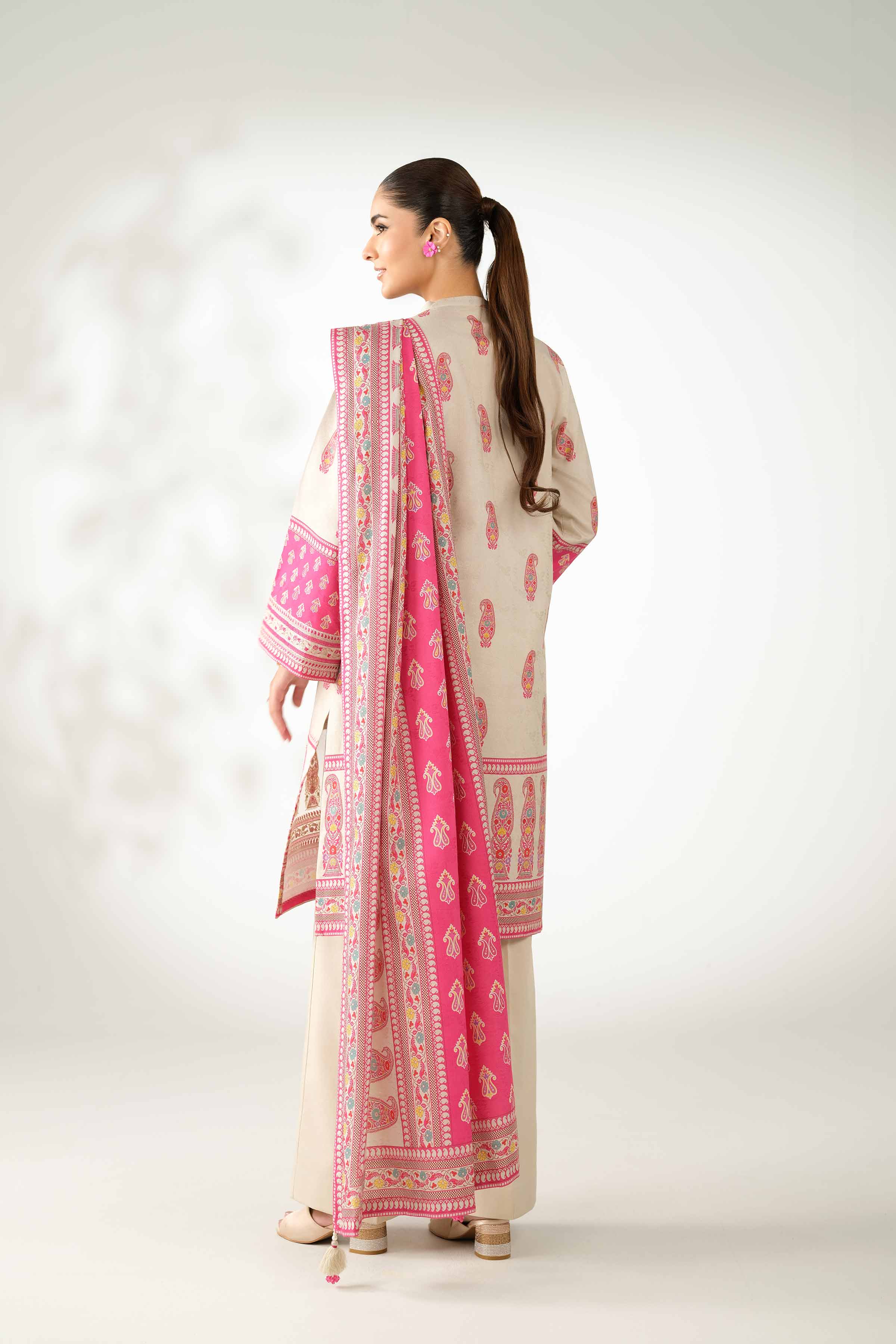 3 Piece - Digital Printed Embroidered Suit - 42502898 for Women - Unstitched Collection | Nishat | Shop Online