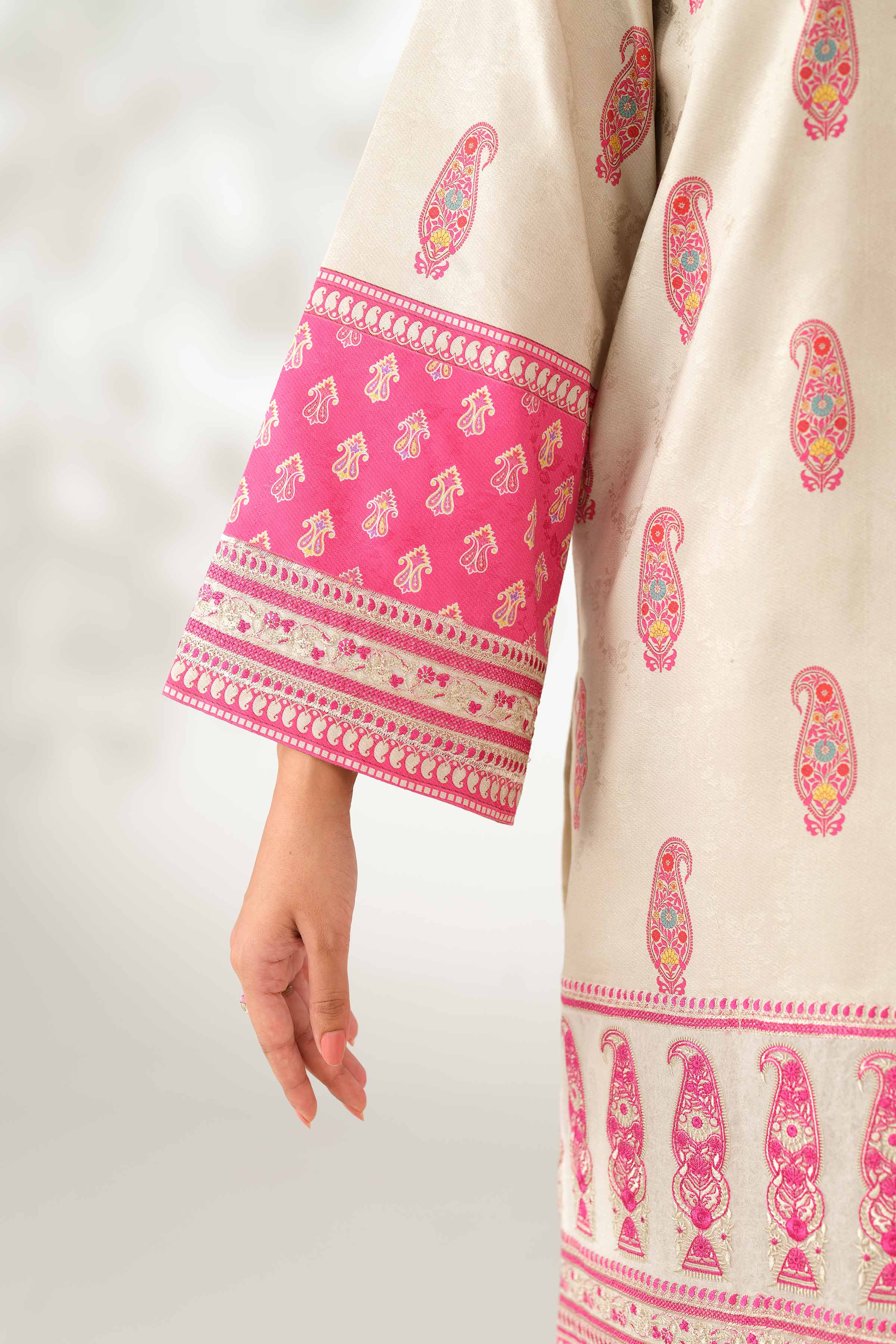 3 Piece - Digital Printed Embroidered Suit - 42502898 for Women - Unstitched Collection | Nishat | Shop Online