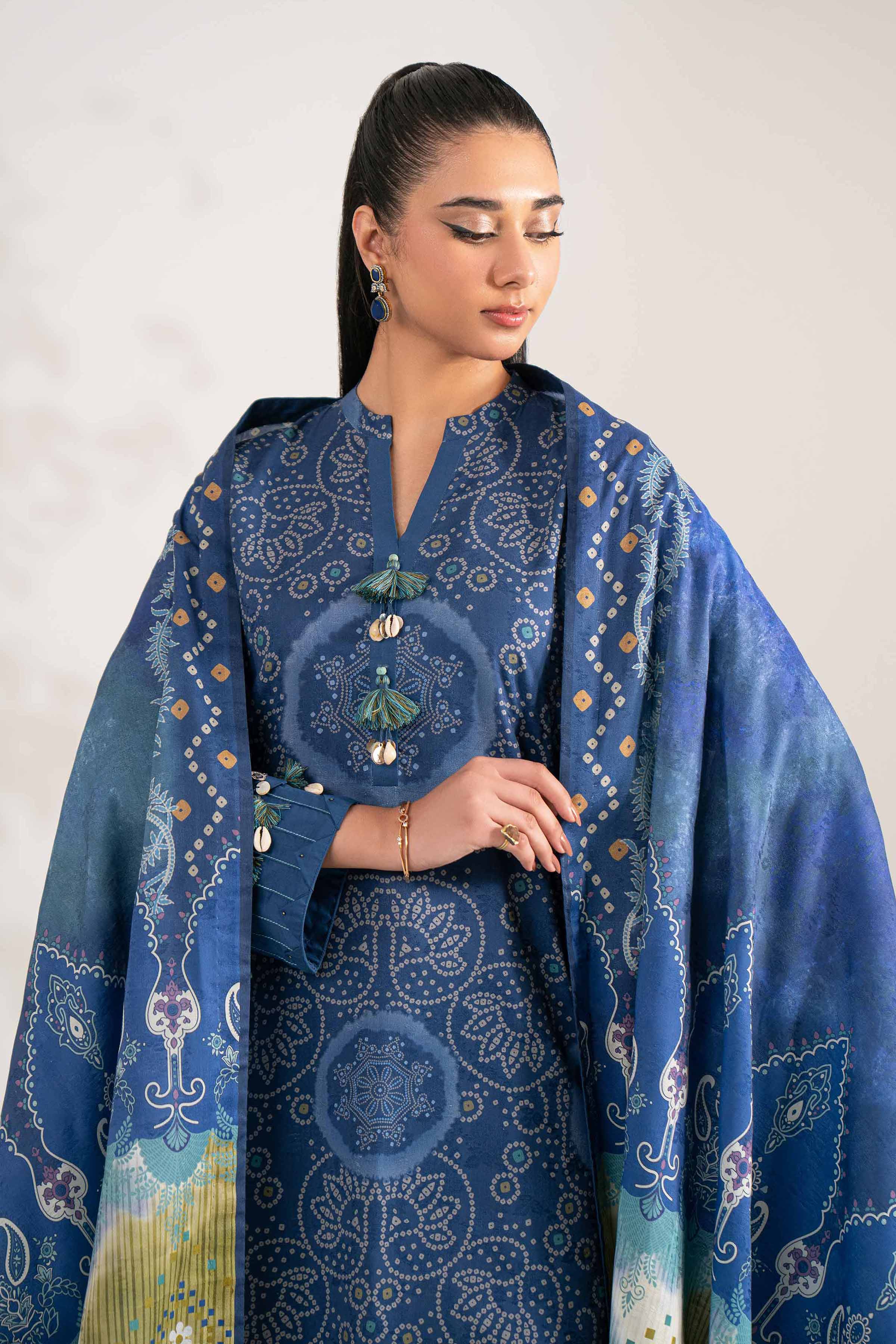 3 Piece - Digital Printed Suit - 42502902 for Women - Unstitched Collection | Nishat | Shop Online