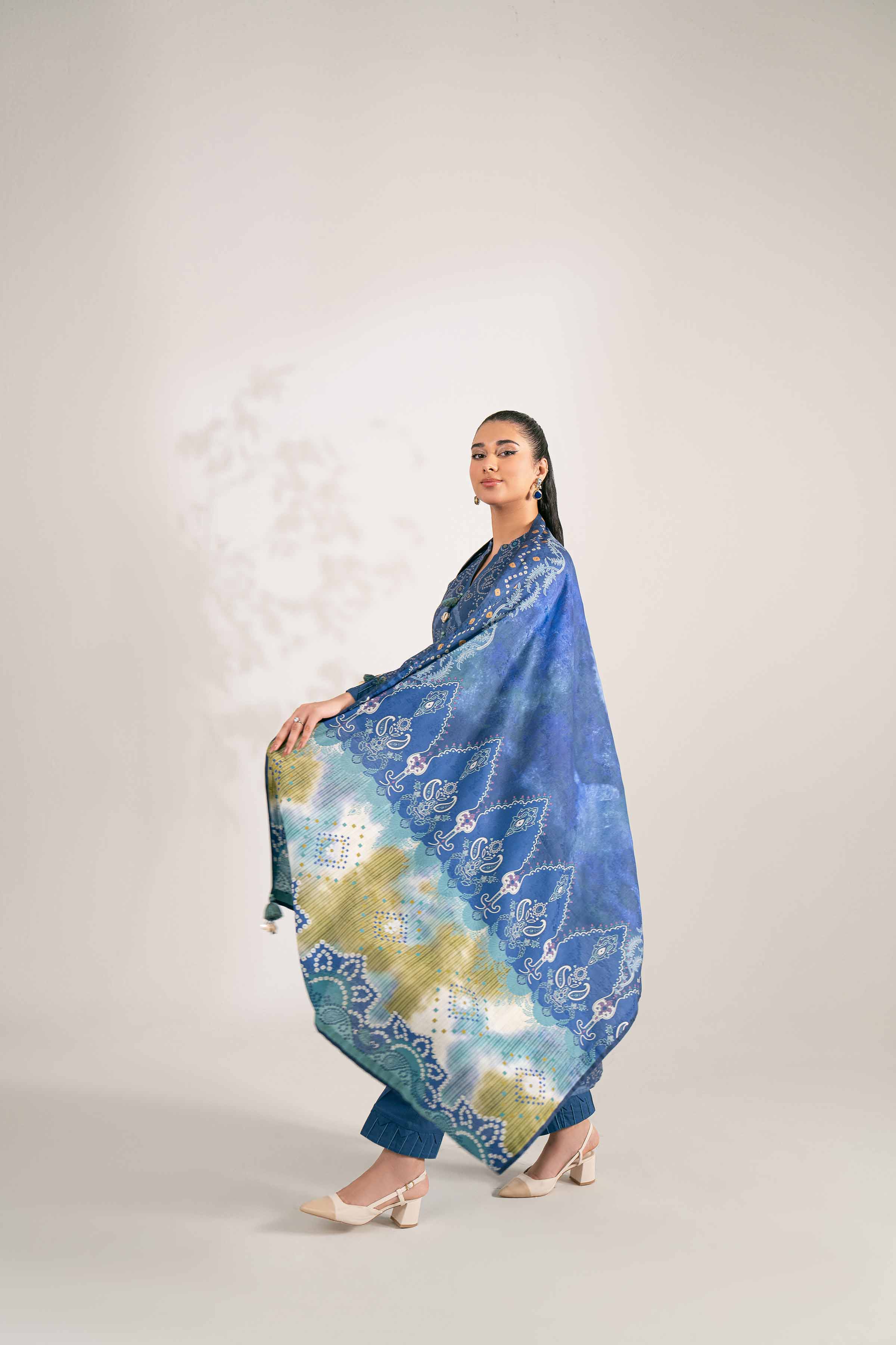 3 Piece - Digital Printed Suit - 42502902 for Women - Unstitched Collection | Nishat | Shop Online