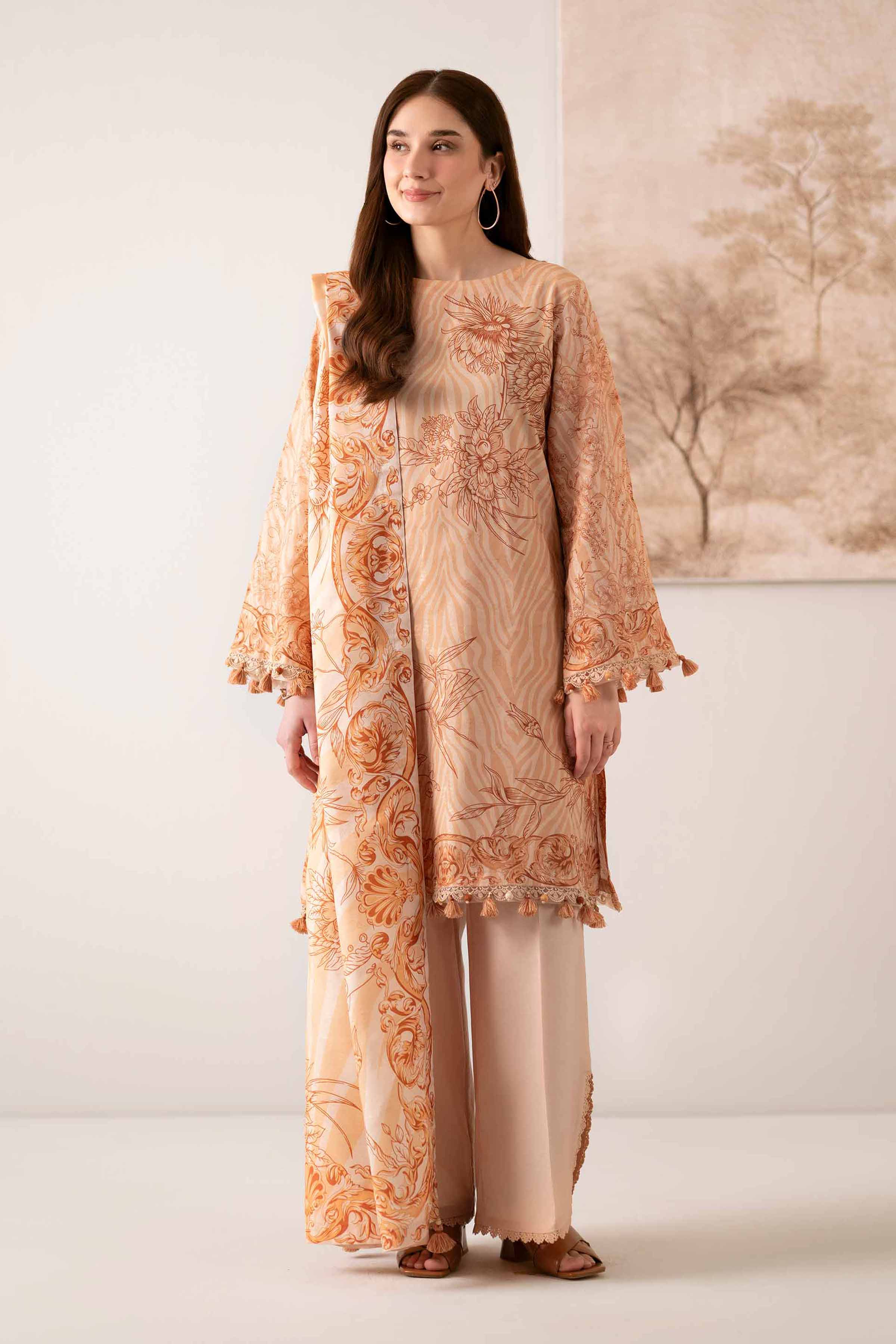 3 Piece - Digital Printed Suit - 42502905 for Women - Unstitched Collection | Nishat | Shop Online