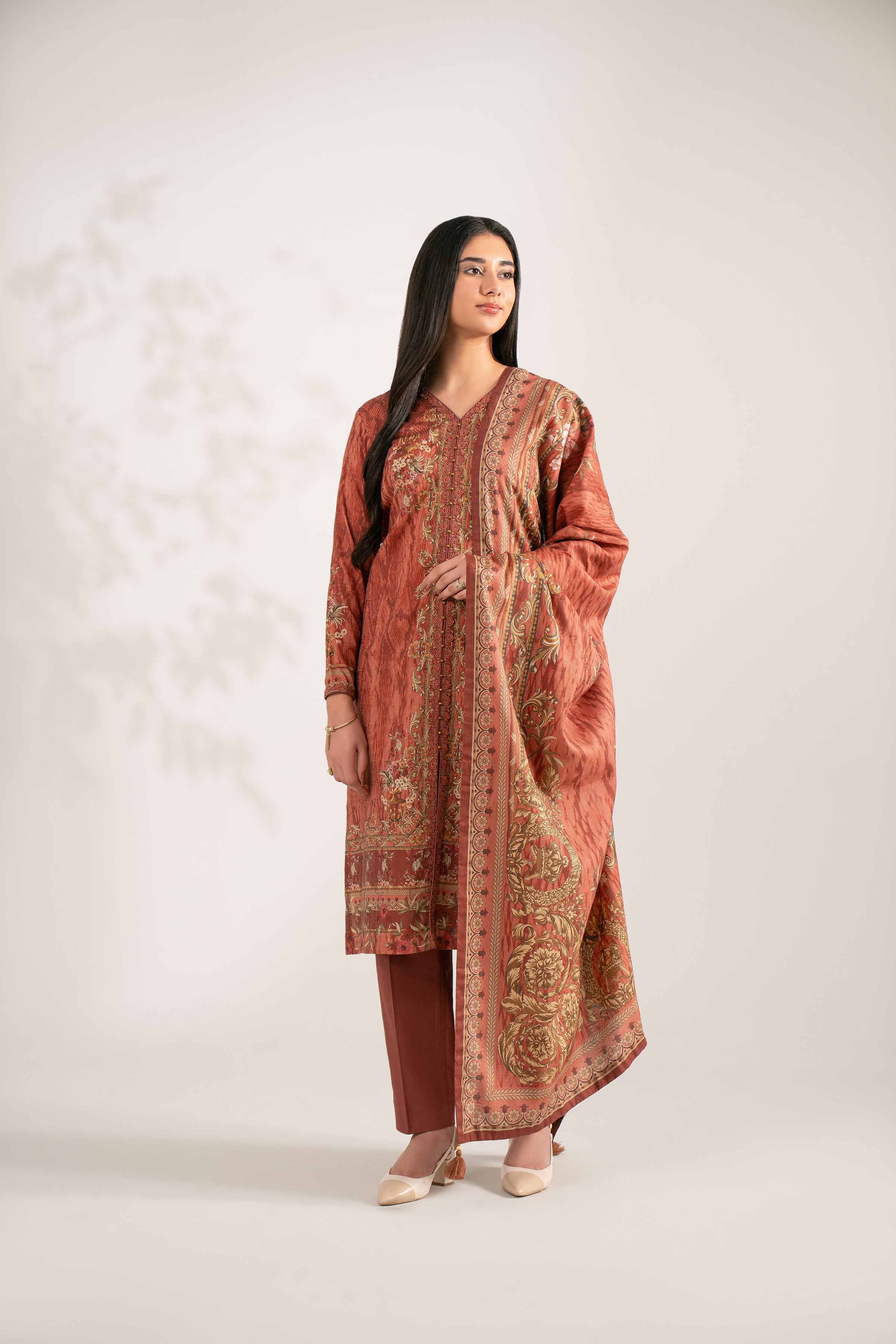3 Piece - Digital Printed Suit - 42502906 for Women - Unstitched Collection | Nishat | Shop Online
