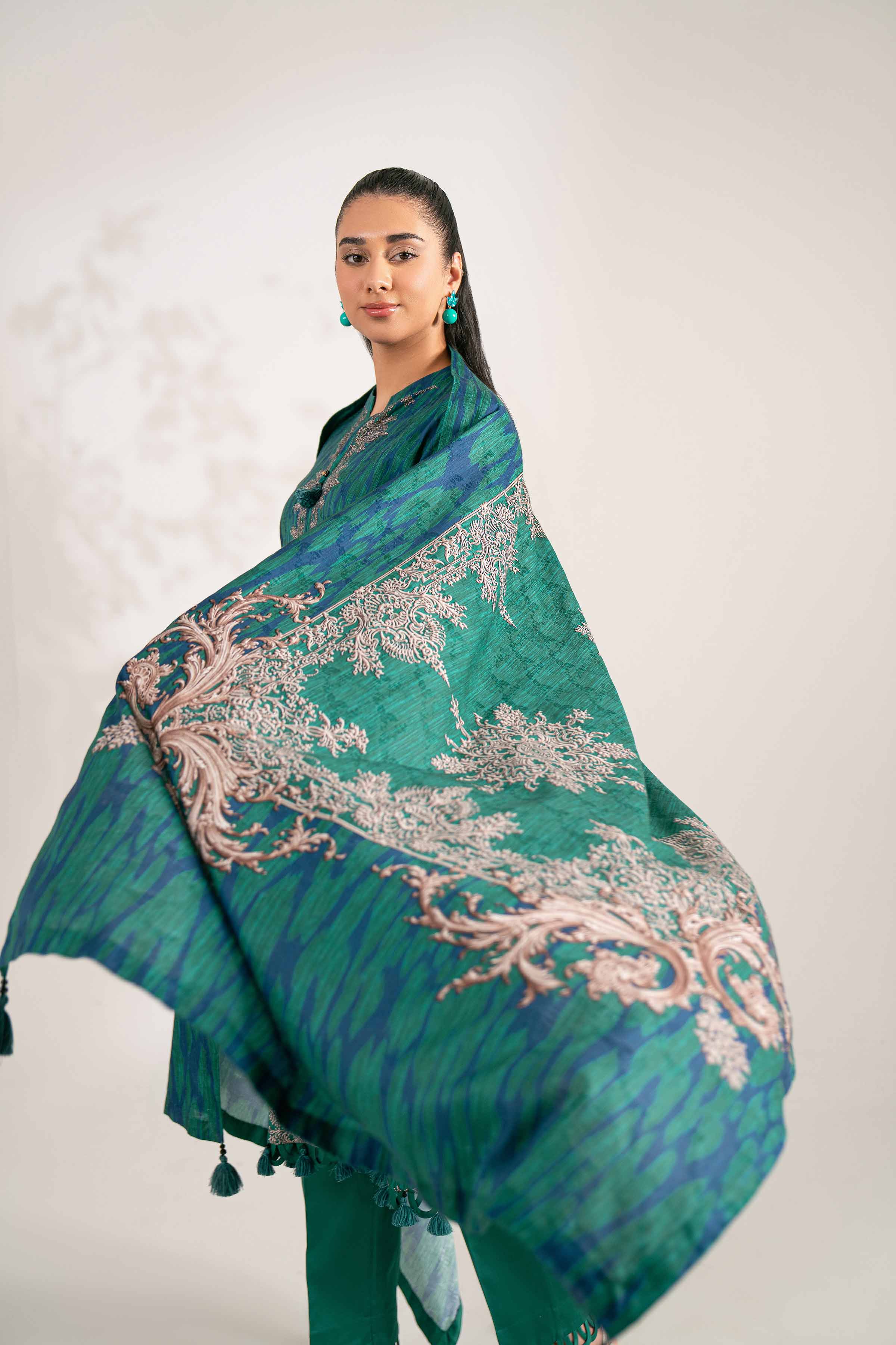 3 Piece - Digital Printed Suit - 42502907 for Women - Unstitched Collection | Nishat | Shop Online