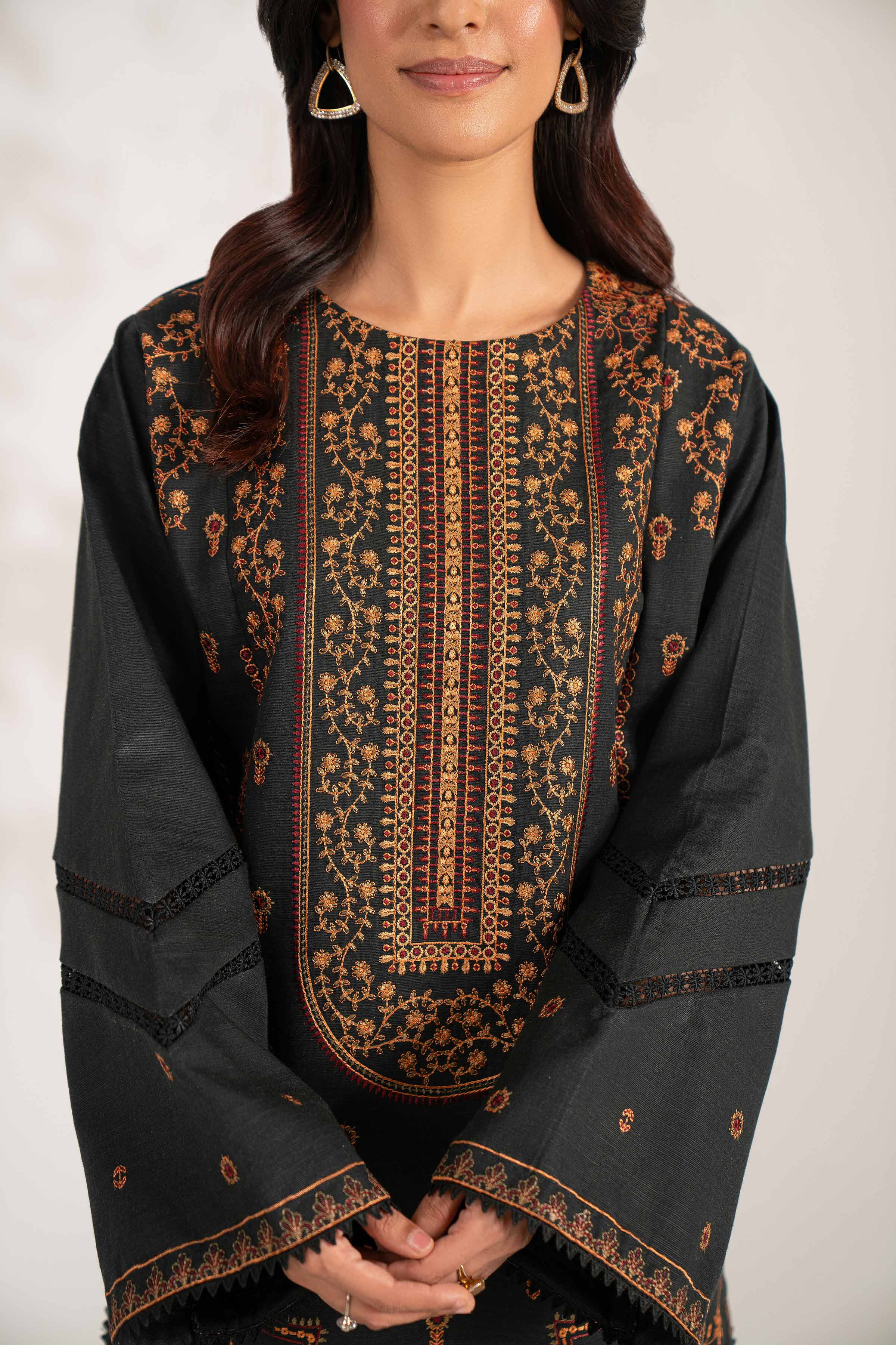 3 Piece - Digital Printed Embroidered Suit - 42502911 for Women - Unstitched Collection | Nishat | Shop Online