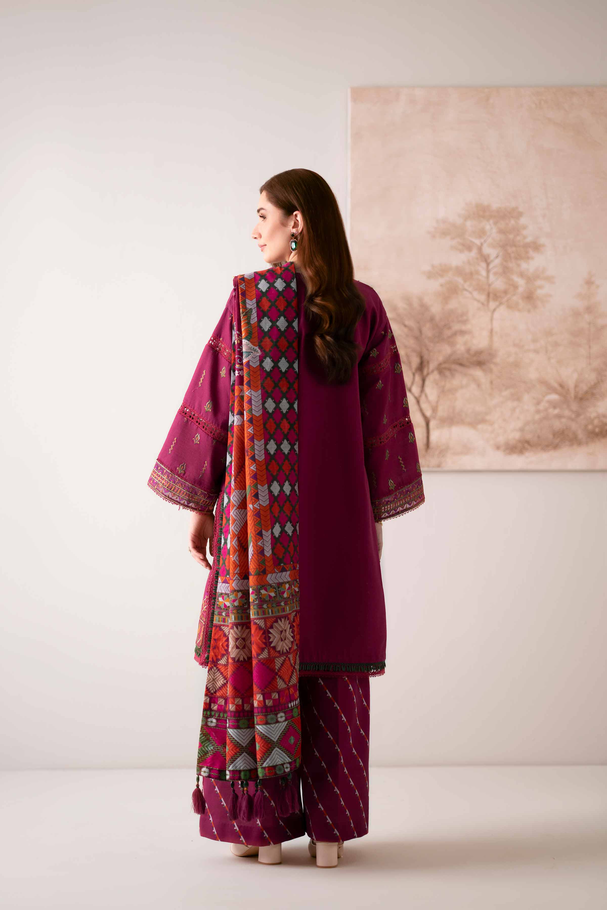 3 Piece - Digital Printed Embroidered Suit - 42502913 for Women - Unstitched Collection | Nishat | Shop Online