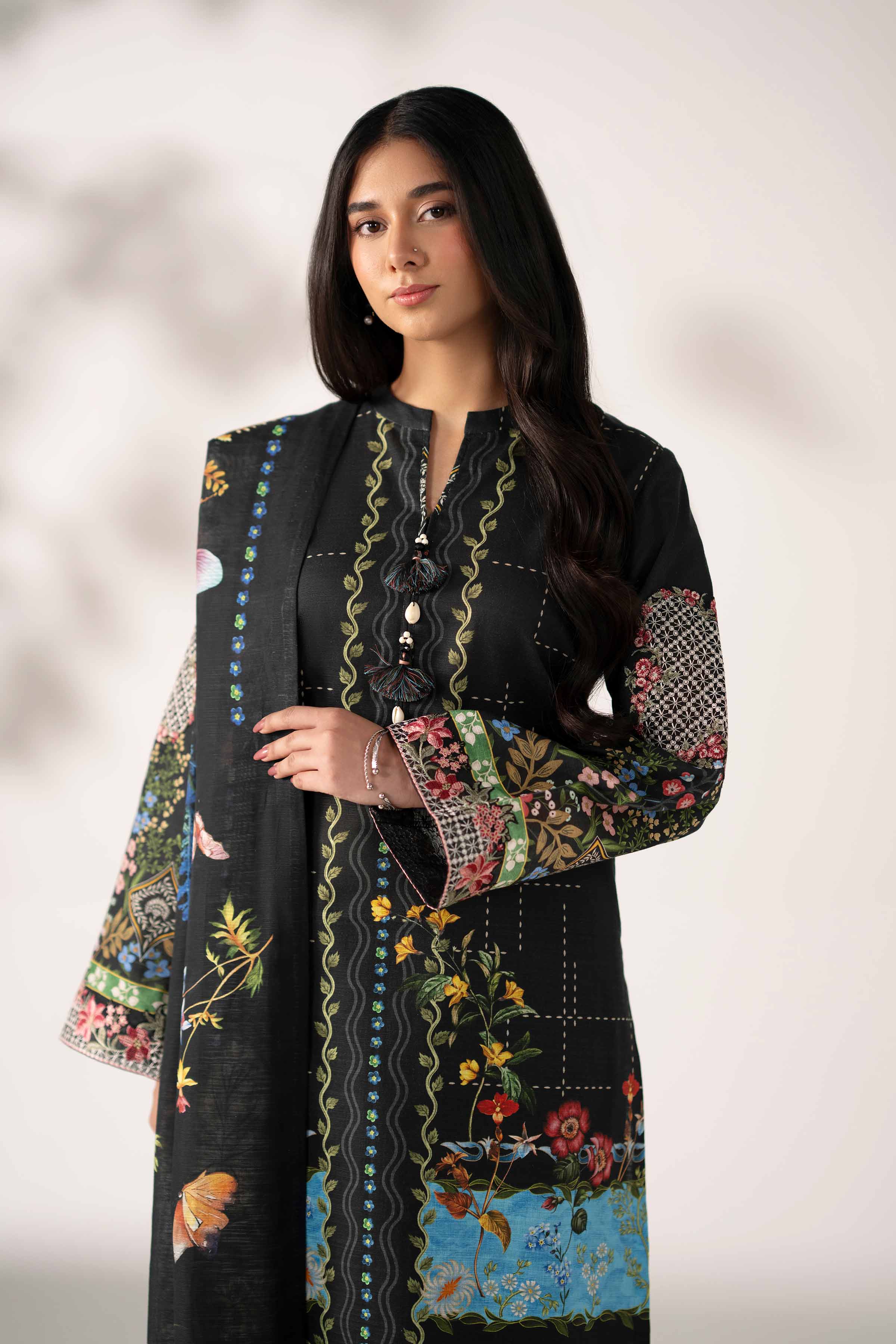 3 Piece - Digital Printed Embroidered Suit - 42502916 for Women - Unstitched Collection | Nishat | Shop Online