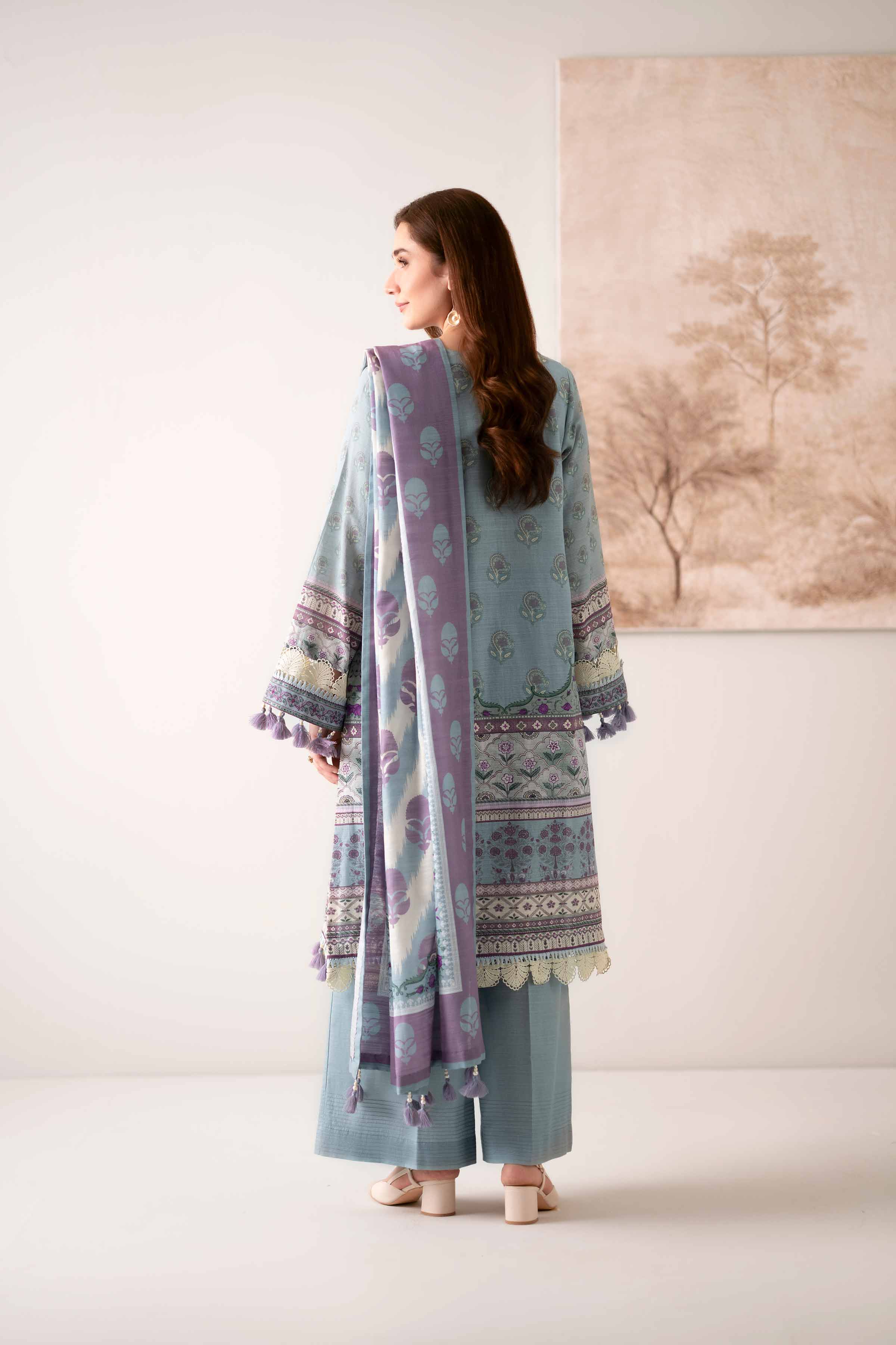3 Piece - Digital Printed Embroidered Suit - 42502917 for Women - Unstitched Collection | Nishat | Shop Online