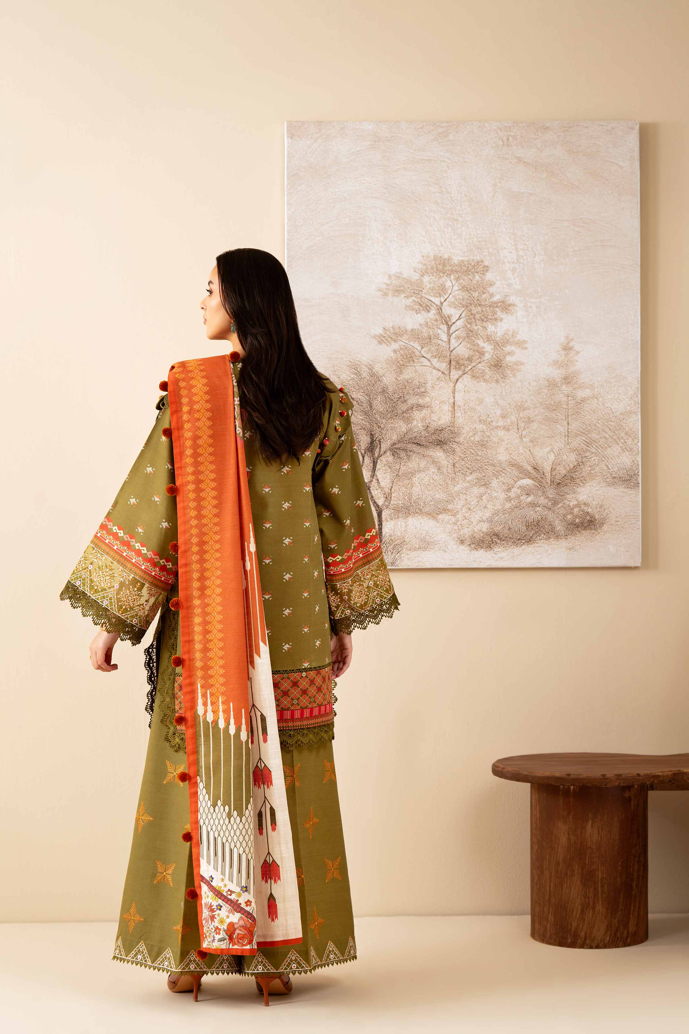 3 Piece - Printed Embroidered Suit - 42502920 for Women - Unstitched Collection | Nishat | Shop Online