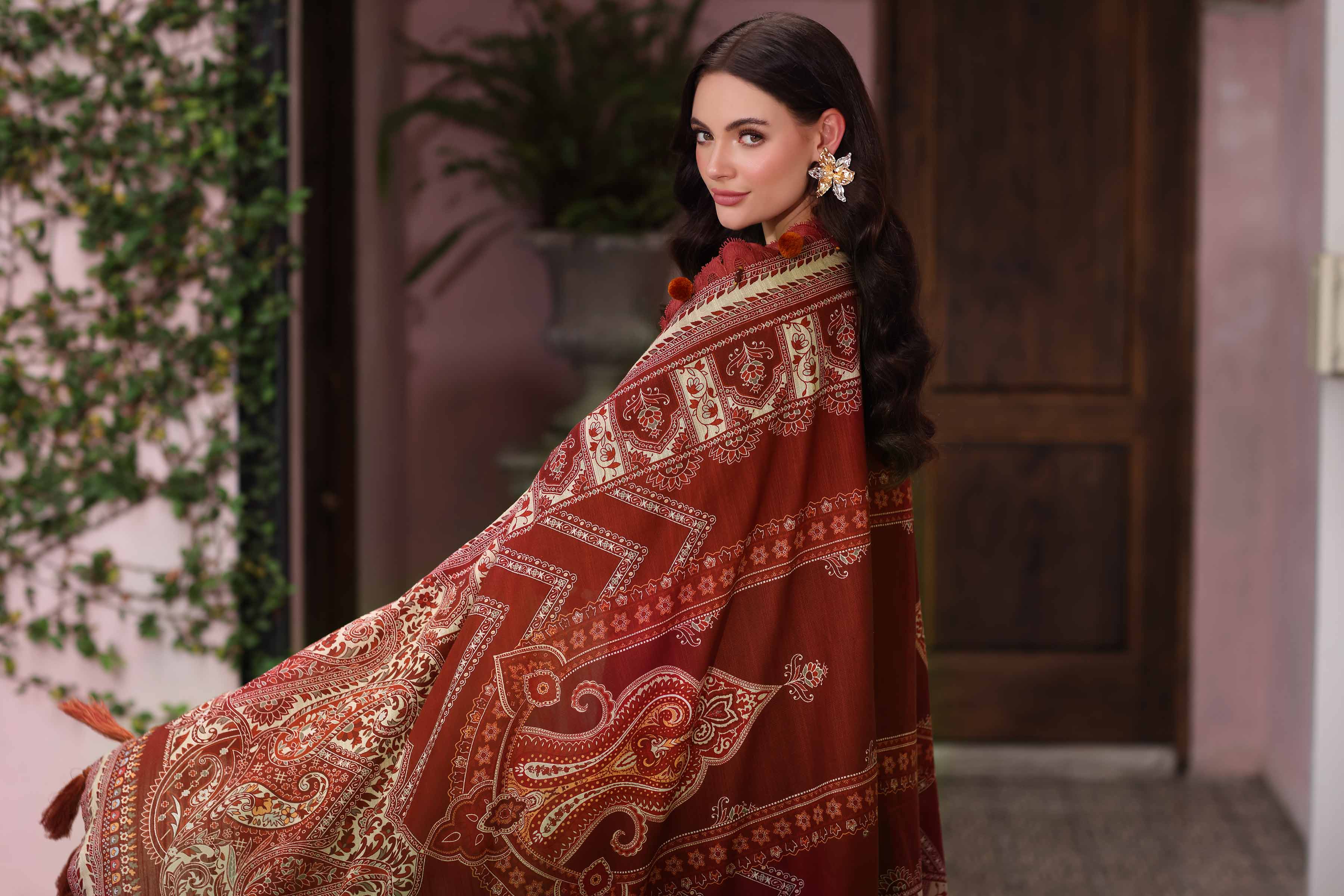 3 Piece - Digital Printed Embroidered Suit - 42502923 for Women - Unstitched Collection | Nishat | Shop Online