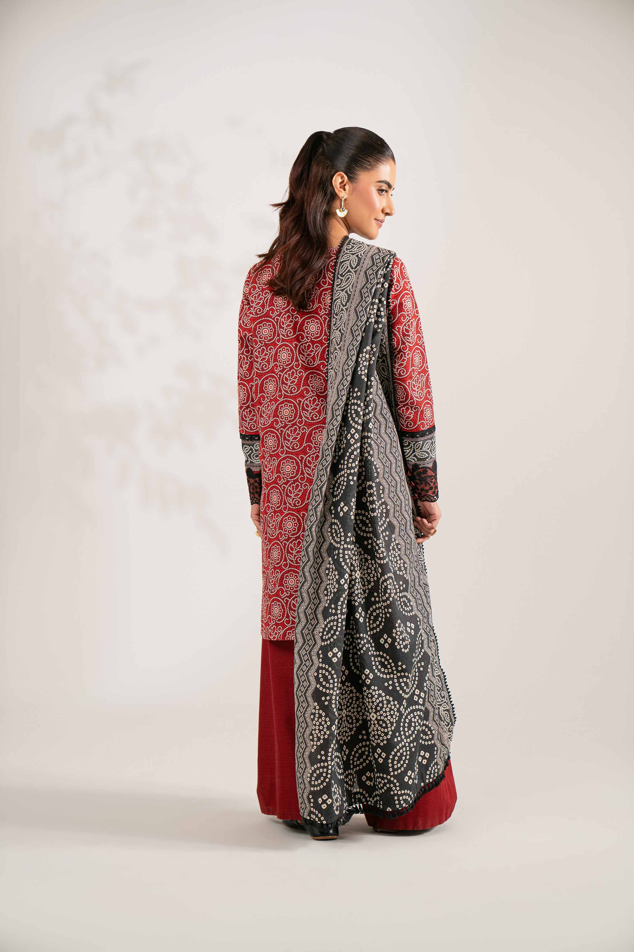 3 Piece - Printed Embroidered Suit - 42502936 for Women - Unstitched Collection | Nishat | Shop Online