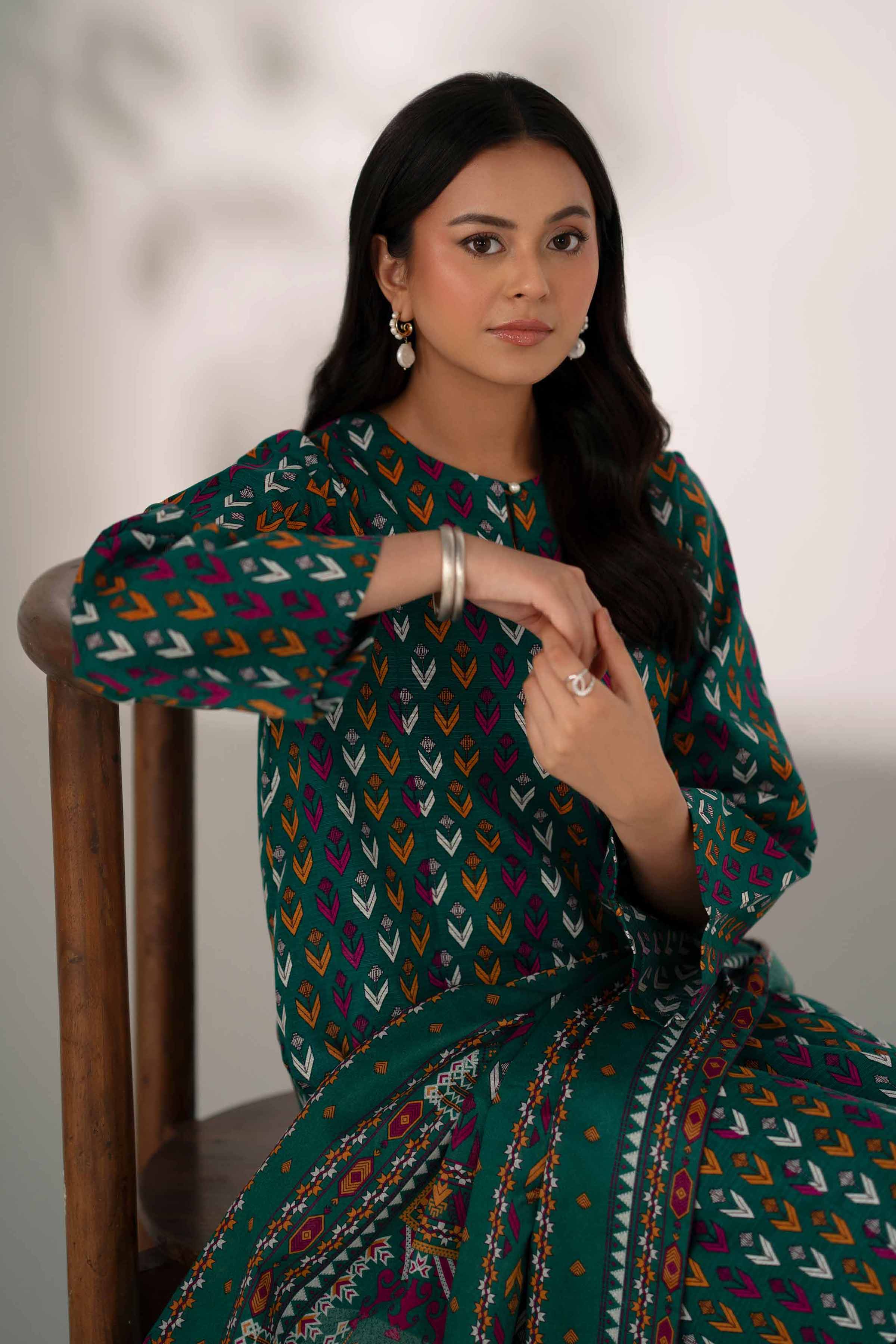 3 Piece - Printed Suit - 42502944 for Women - Unstitched Collection | Nishat | Shop Online