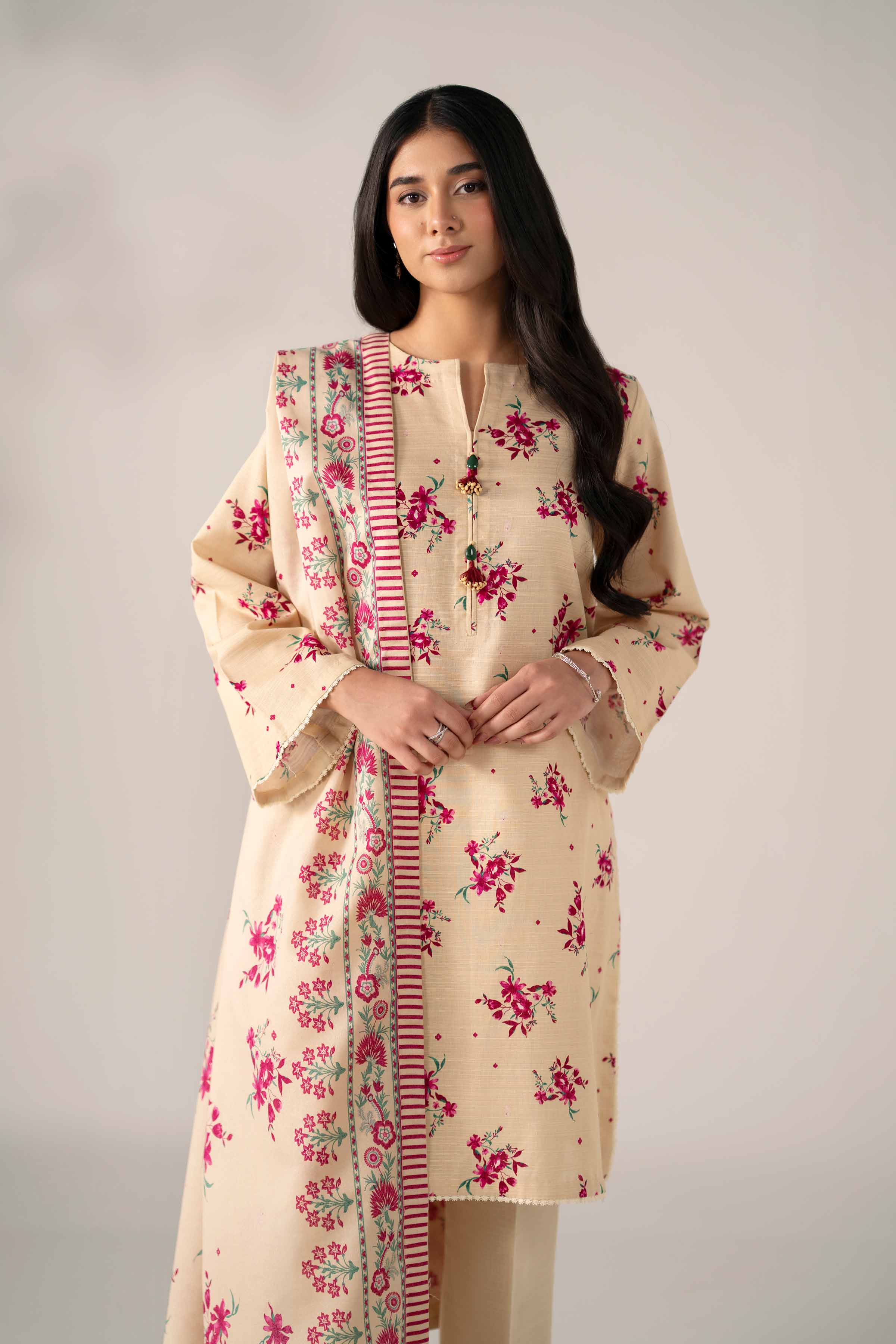 3 Piece - Printed Suit - 42502946 for Women - Unstitched Collection | Nishat | Shop Online