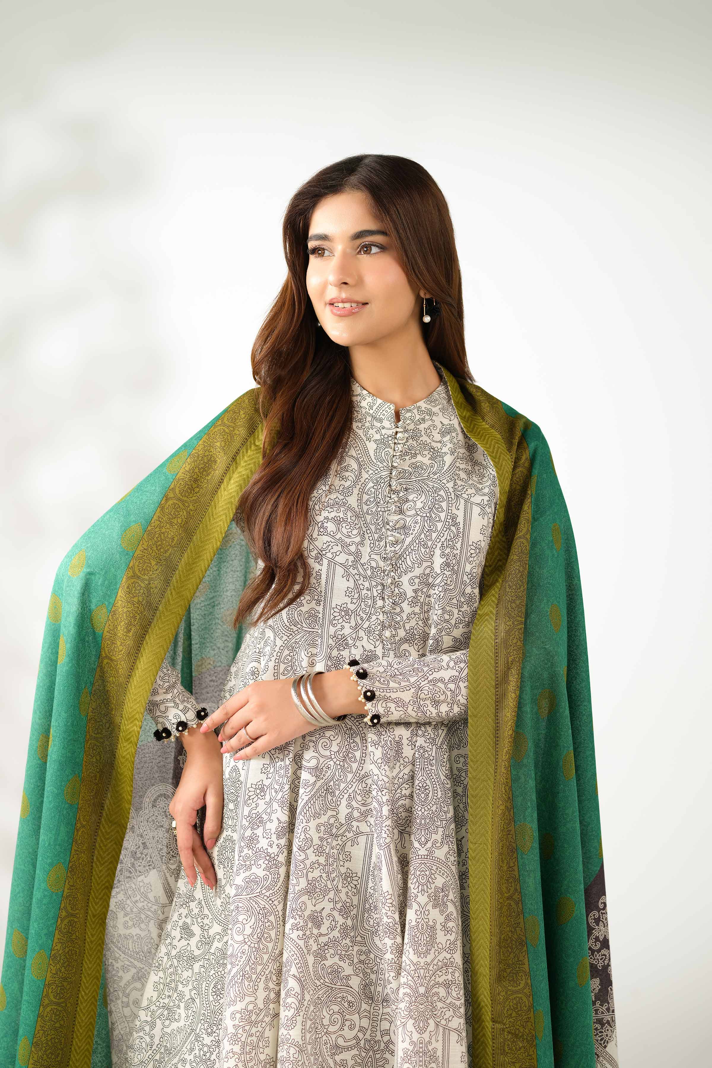 3 Piece - Printed Suit - 42502950 for Women - Unstitched Collection | Nishat | Shop Online