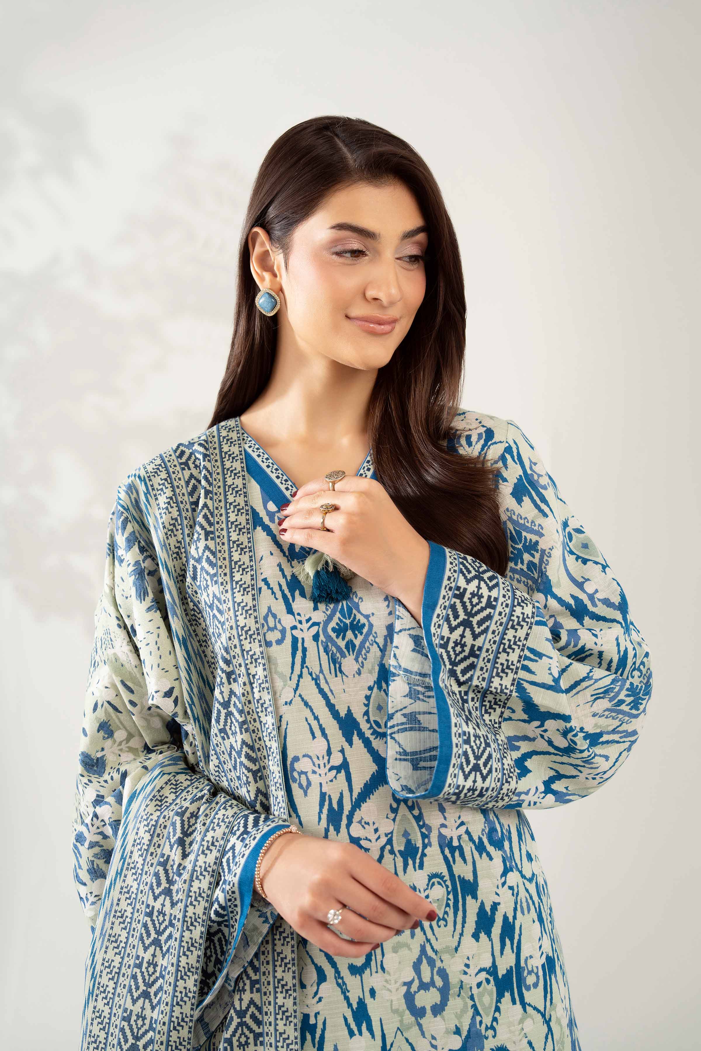 3 Piece - Printed Suit - 42502951 for Women - Unstitched Collection | Nishat | Shop Online