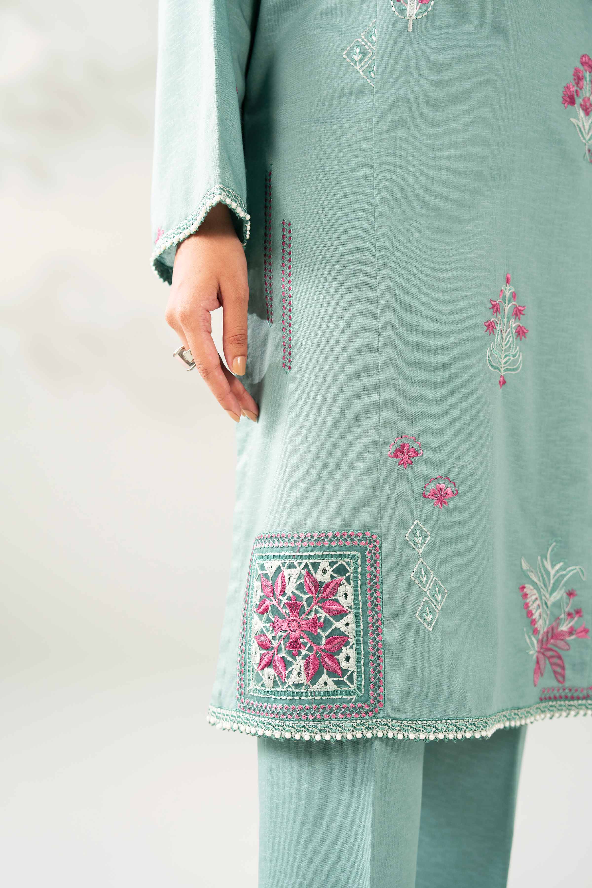 3 Piece - Embroidered Suit - 42502954 for Women - Unstitched Collection | Nishat | Shop Online