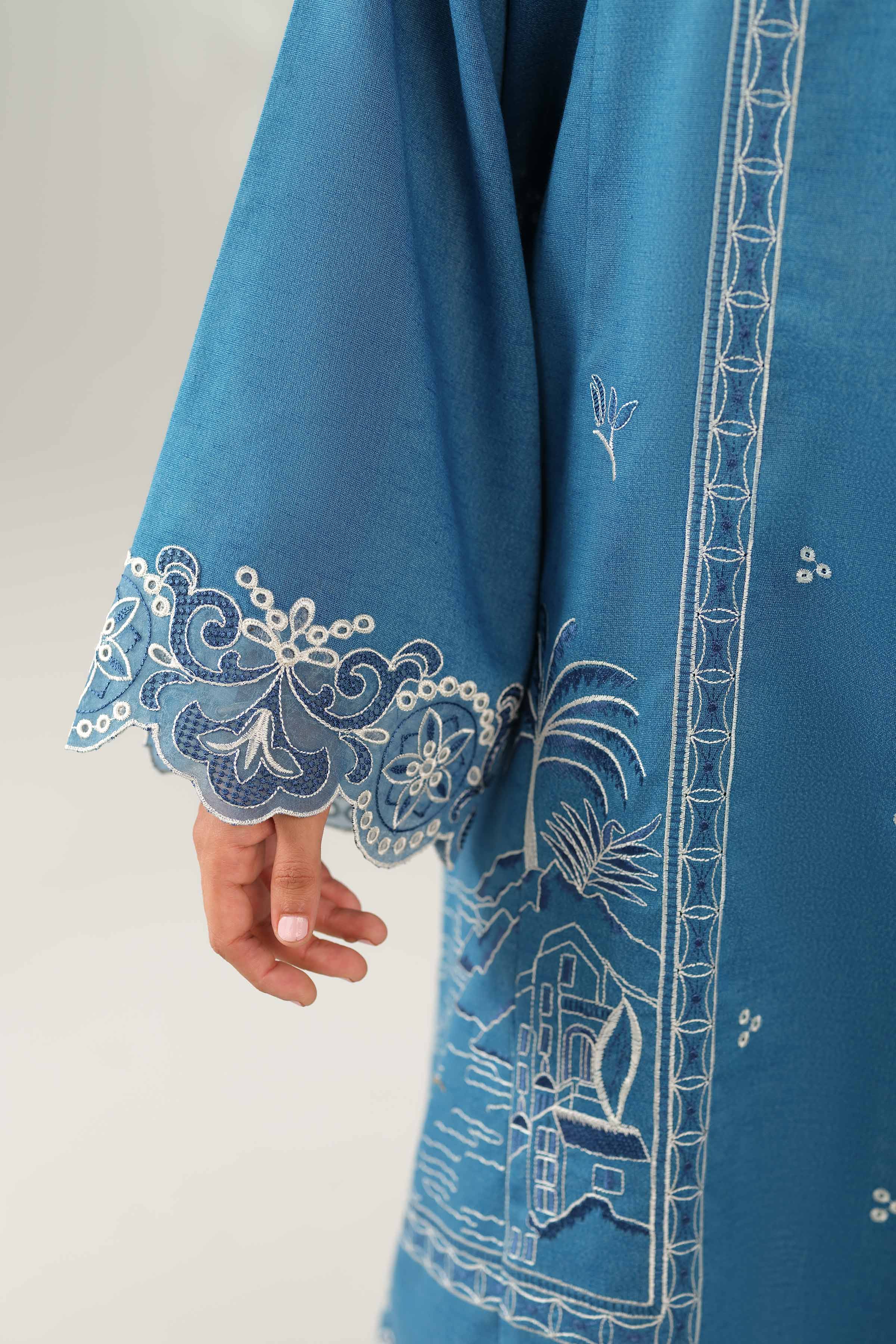 3 Piece - Printed Embroidered Suit - 42502959 for Women - Unstitched Collection | Nishat | Shop Online