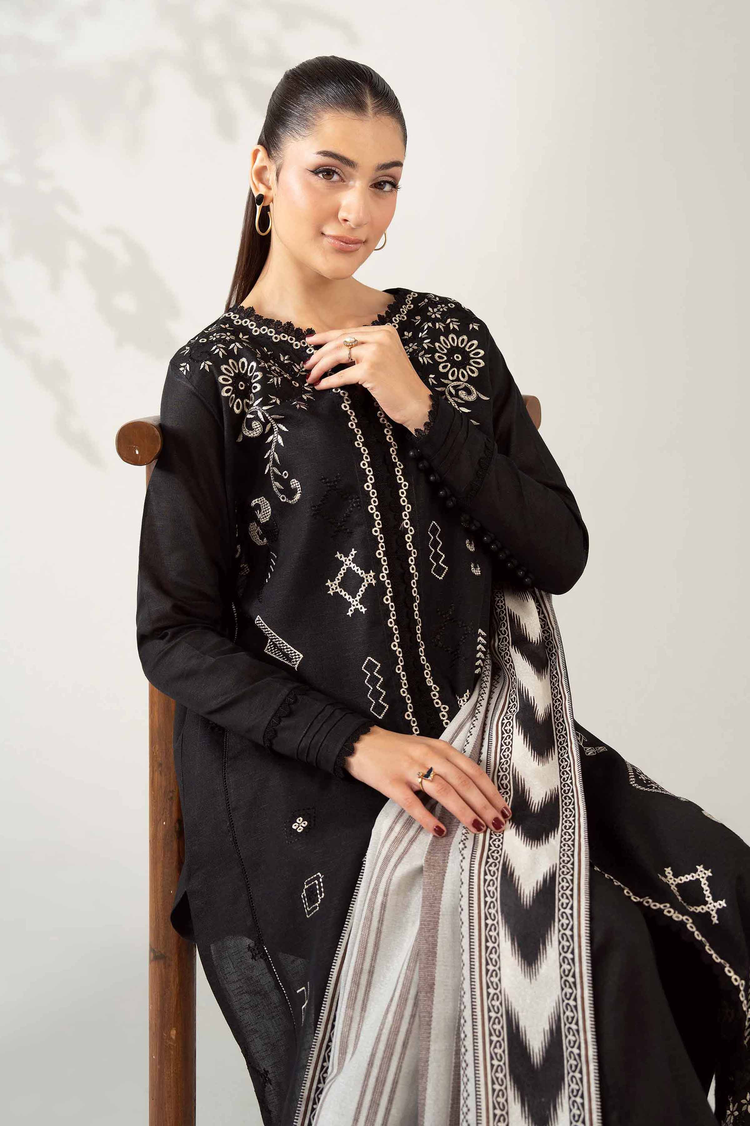 3 Piece - Printed Embroidered Suit - 42502961 for Women - Unstitched Collection | Nishat | Shop Online