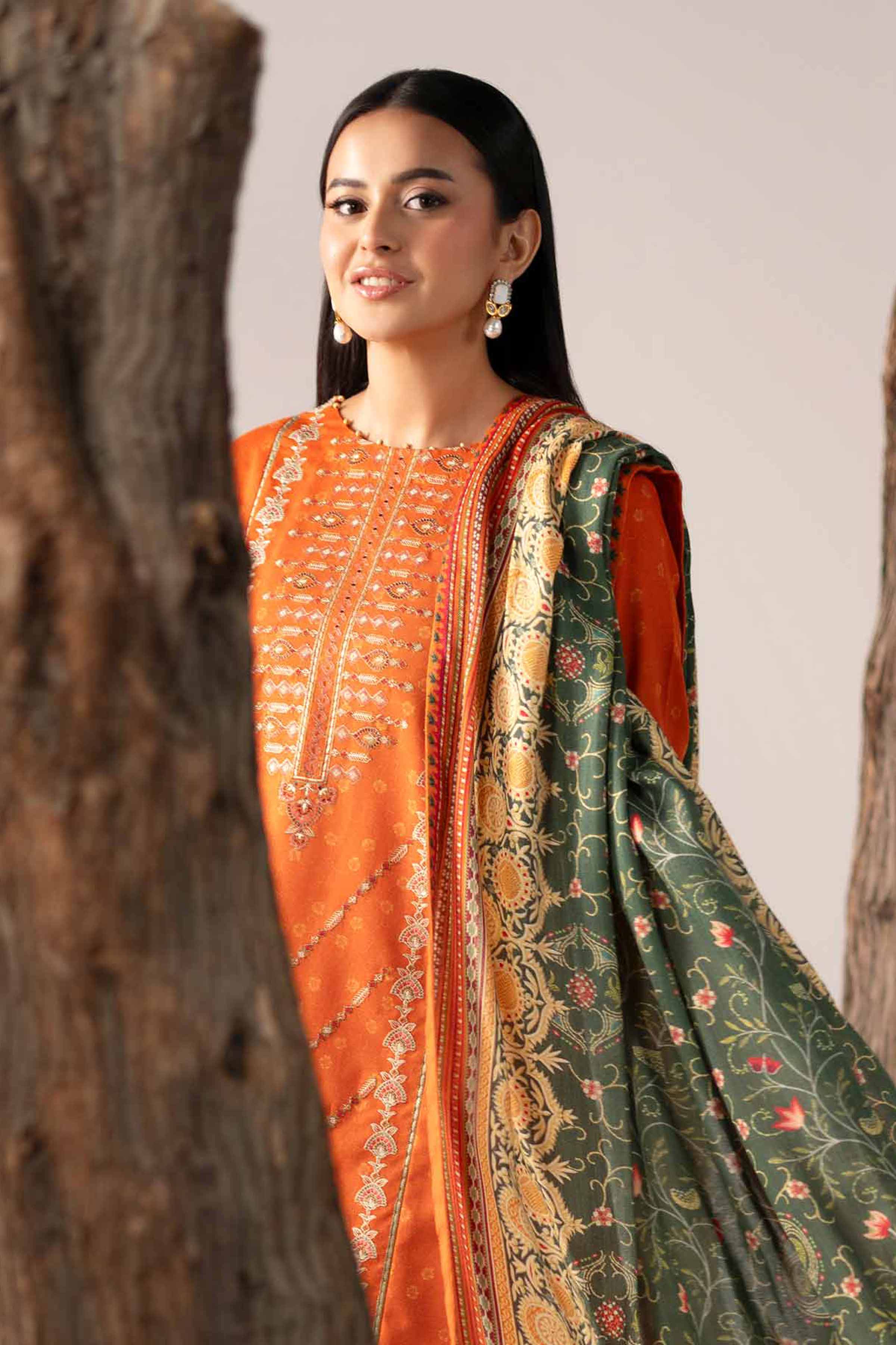 3 Piece - Digital Printed Embroidered Suit - 42502985 for Women - Unstitched Collection | Nishat | Shop Online