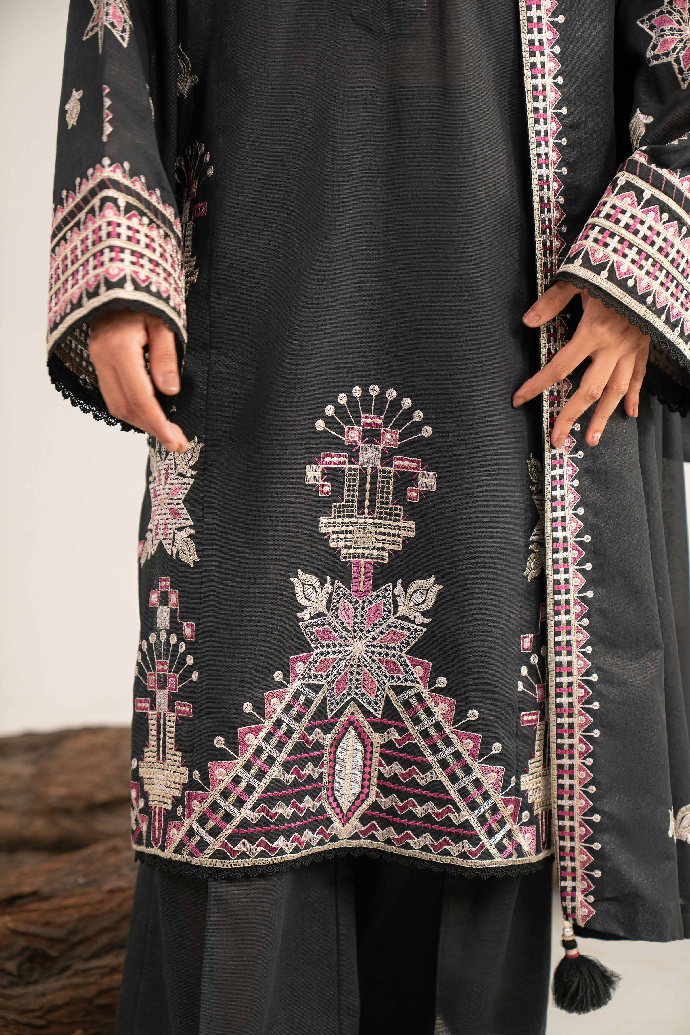 3 Piece - Embroidered Suit - 42503503 for Women - Unstitched Collection | Nishat | Shop Online