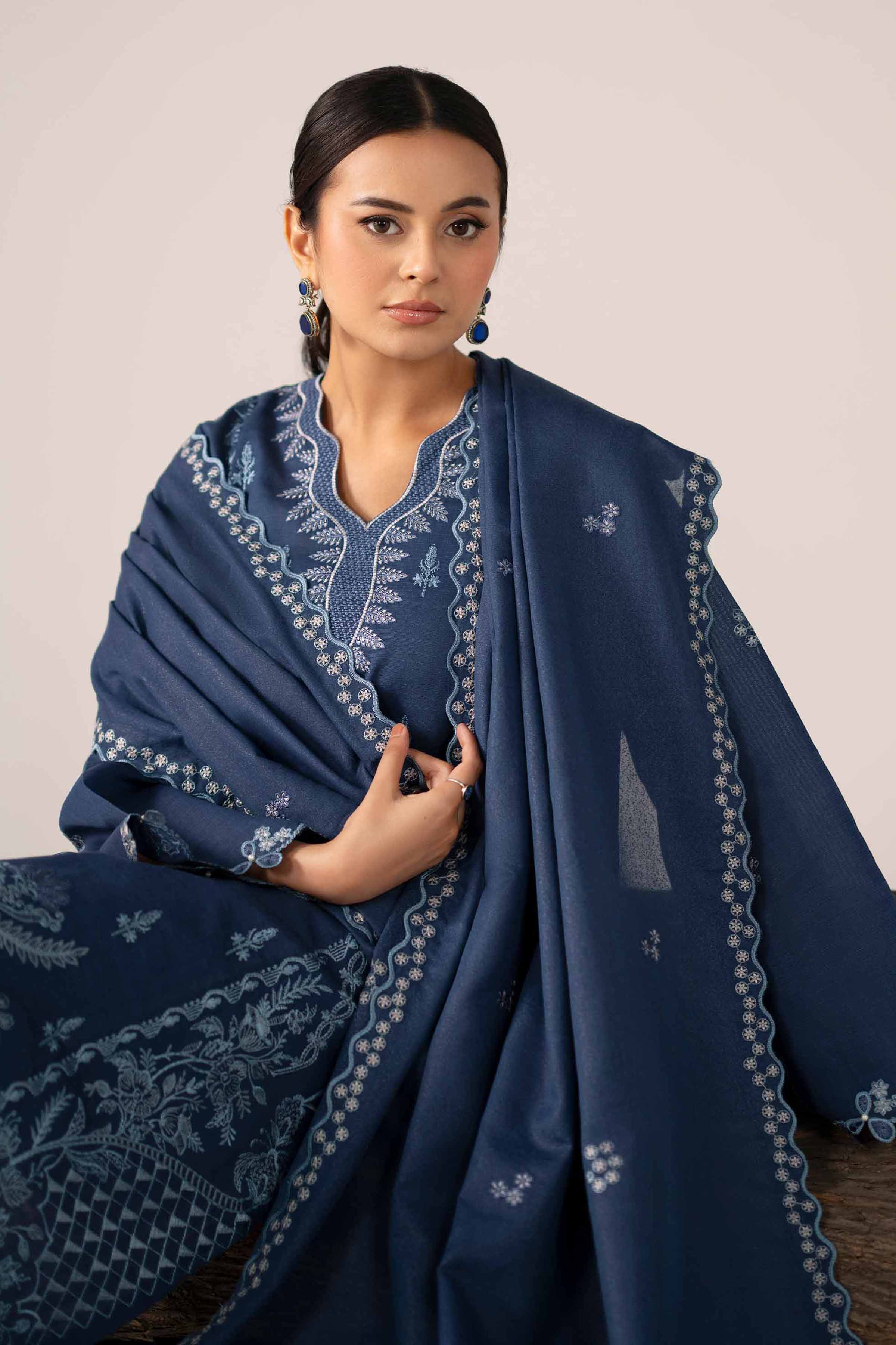 3 Piece - Embroidered Suit - 42503506 for Women - Unstitched Collection | Nishat | Shop Online