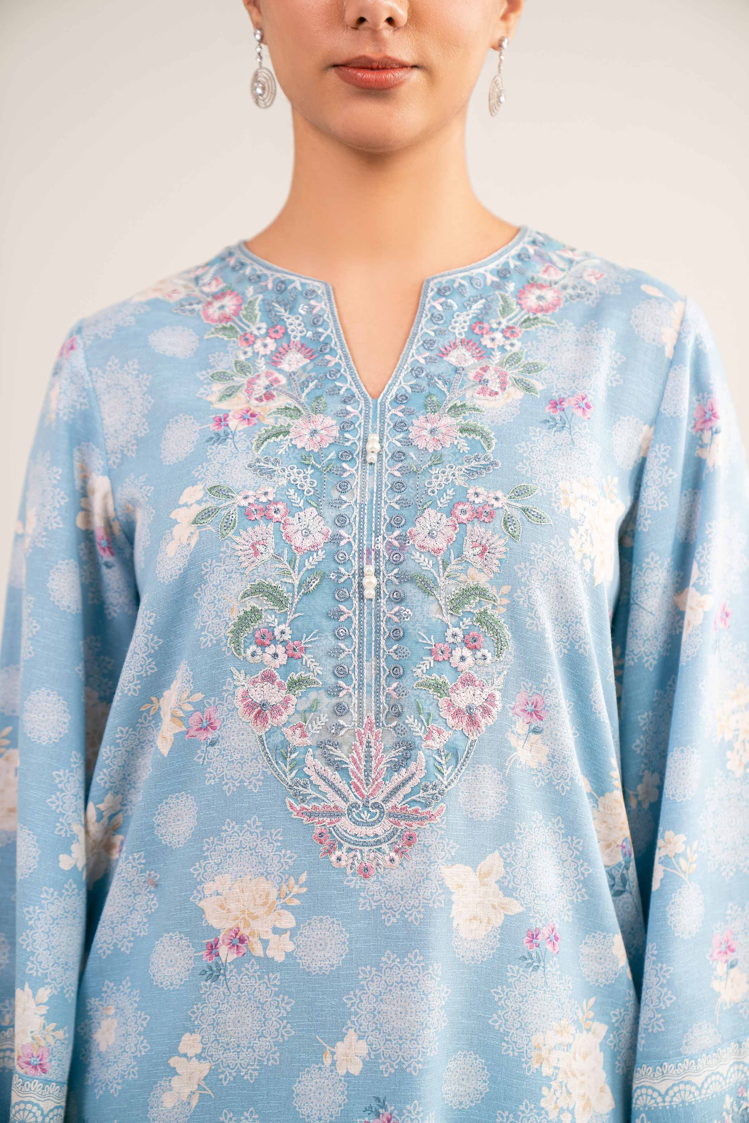 3 Piece - Printed Embroidered Suit - 42503521 for Women - Unstitched Collection | Nishat | Shop Online