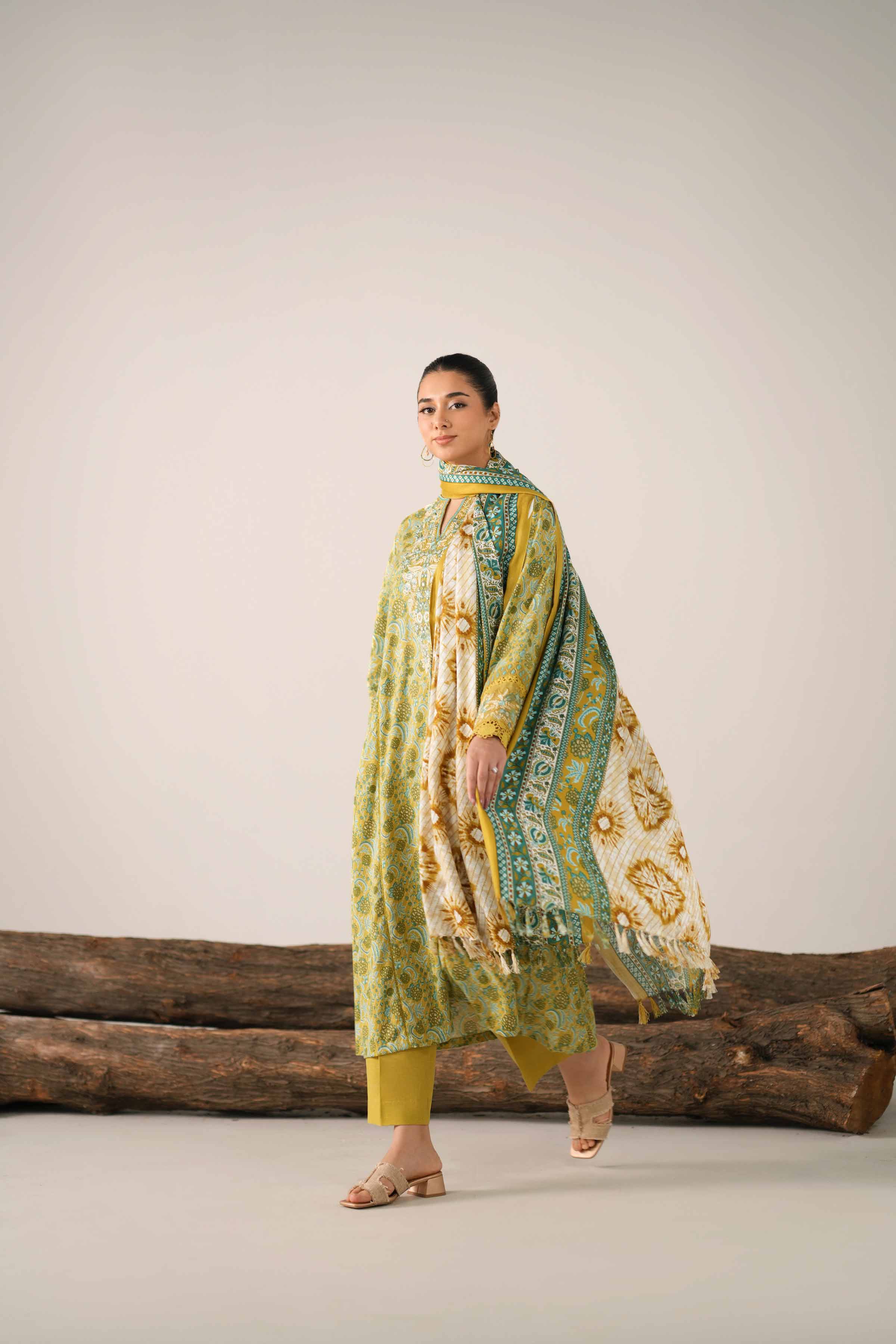 3 Piece - Printed Embroidered Suit - 42503530 for Women - Unstitched Collection | Nishat | Shop Online