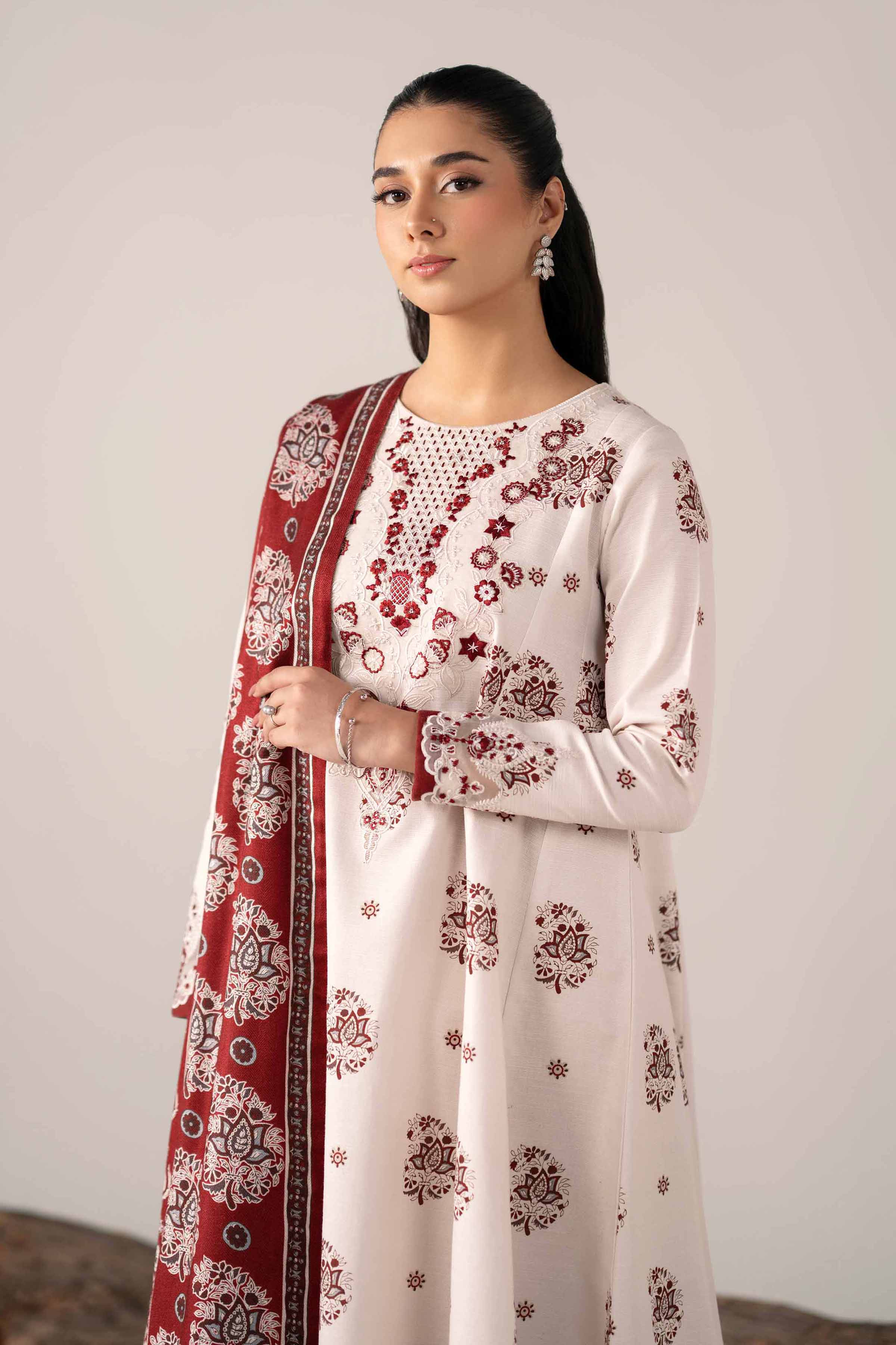 3 Piece - Printed Embroidered Suit - 42503535 for Women - Unstitched Collection | Nishat | Shop Online