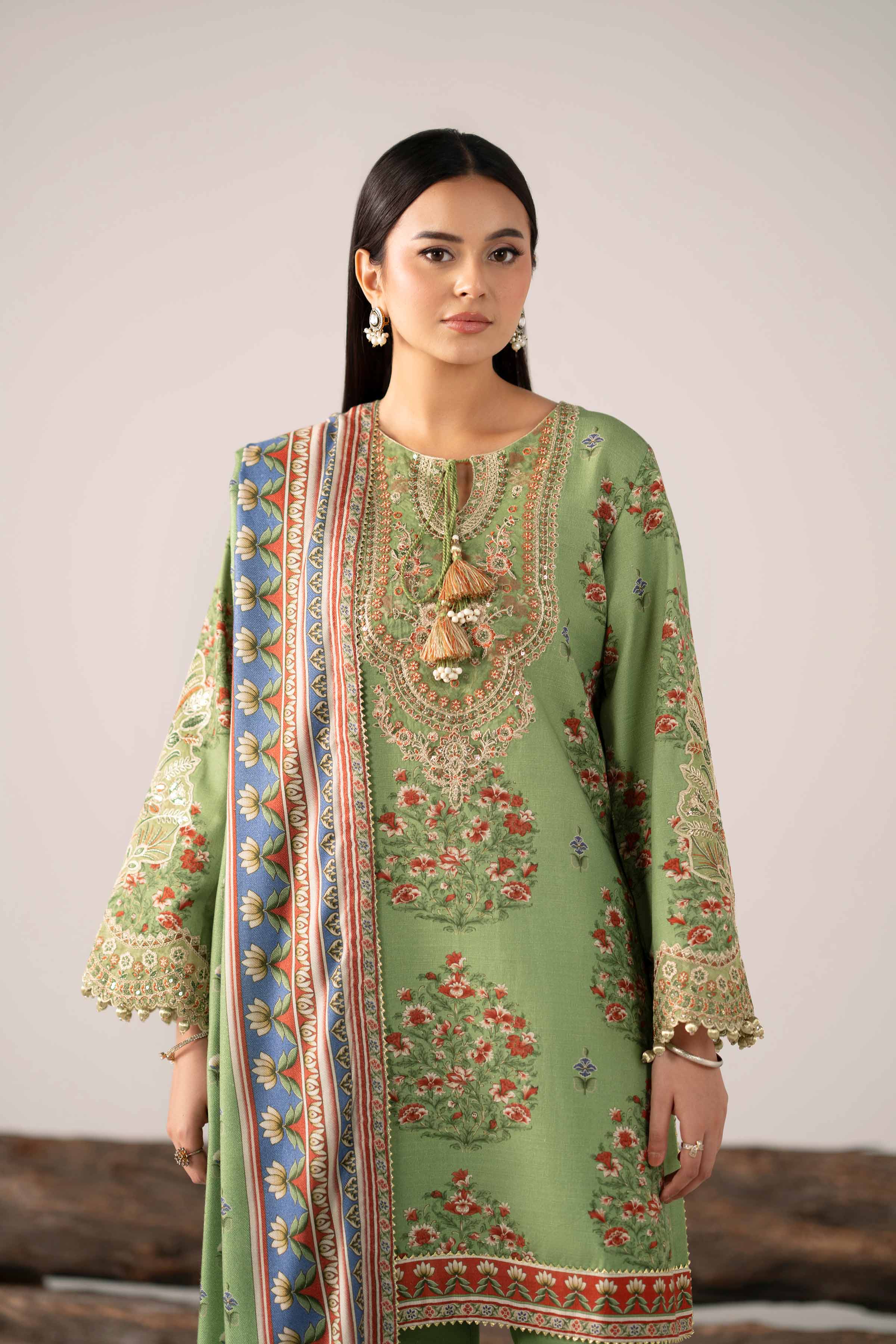 3 Piece - Printed Embroidered Suit - 42503536 for Women - Unstitched Collection | Nishat | Shop Online
