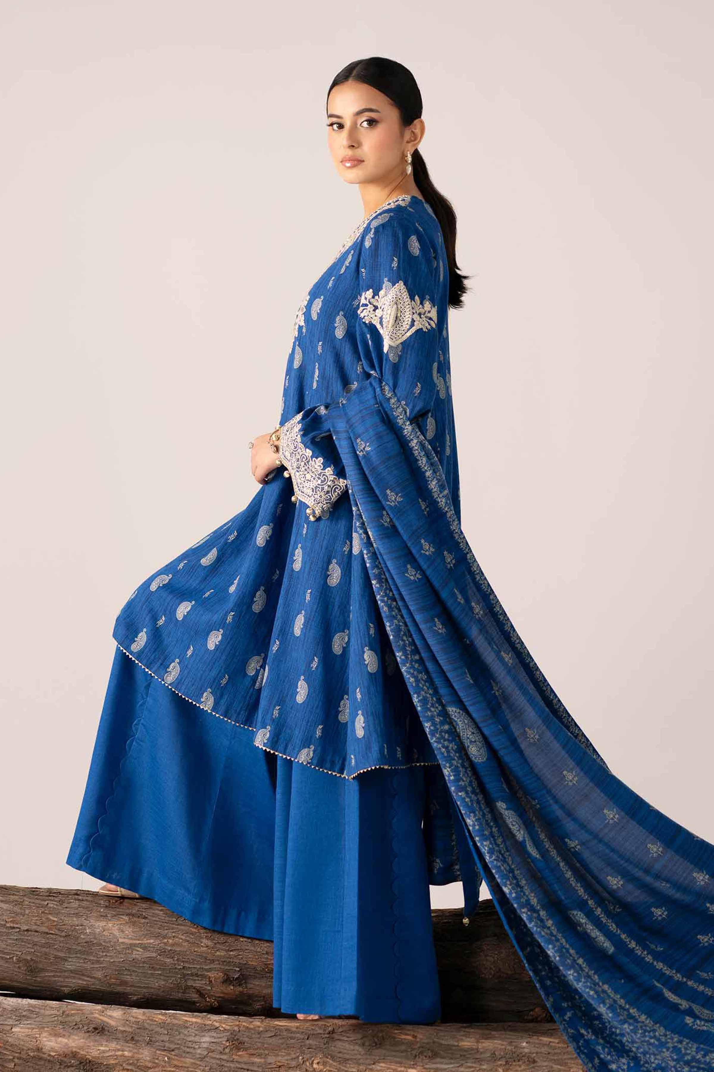 3 Piece - Printed Embroidered Suit - 42503537 for Women - Unstitched Collection | Nishat | Shop Online