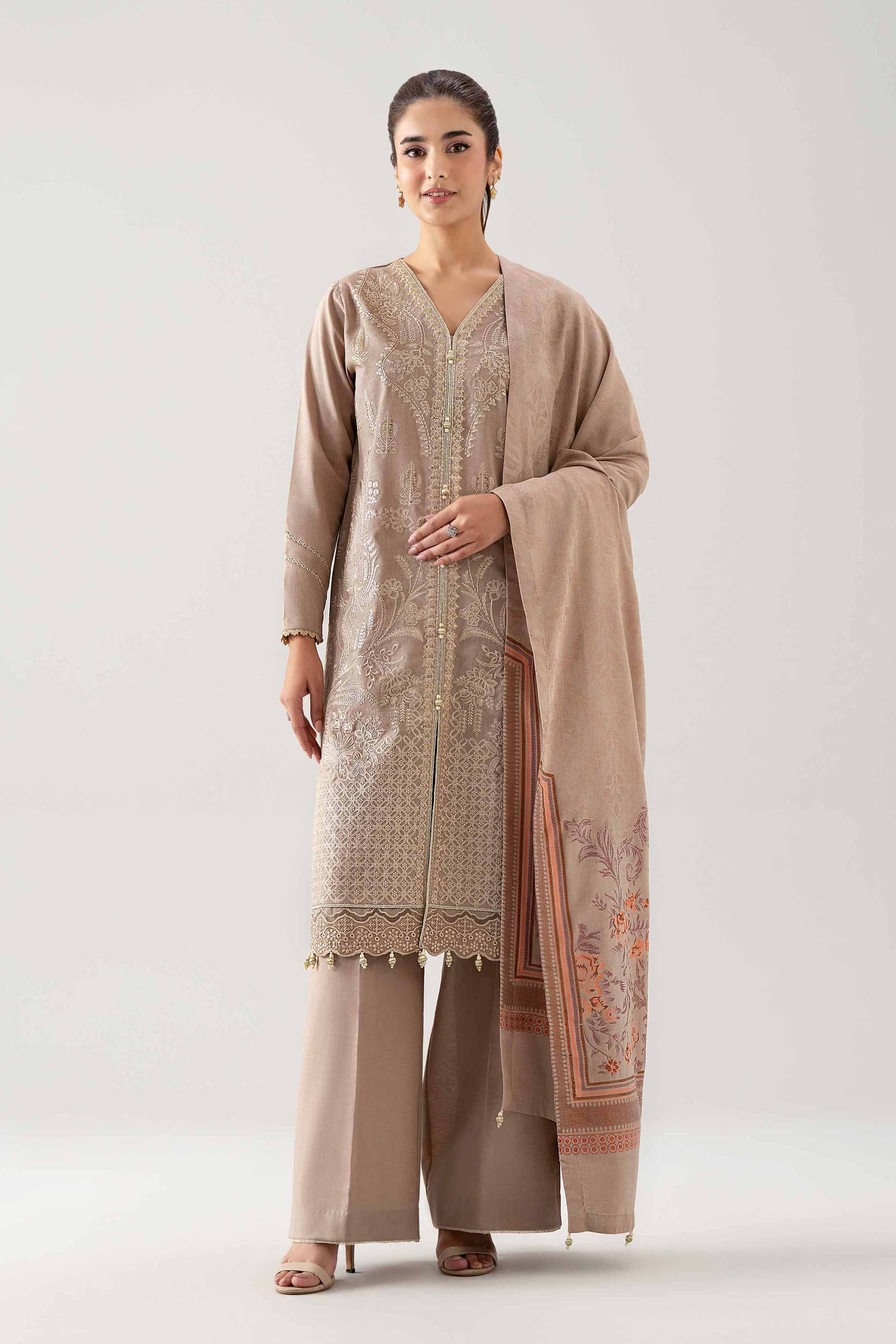 3 Piece - Embroidered Suit - 42503573