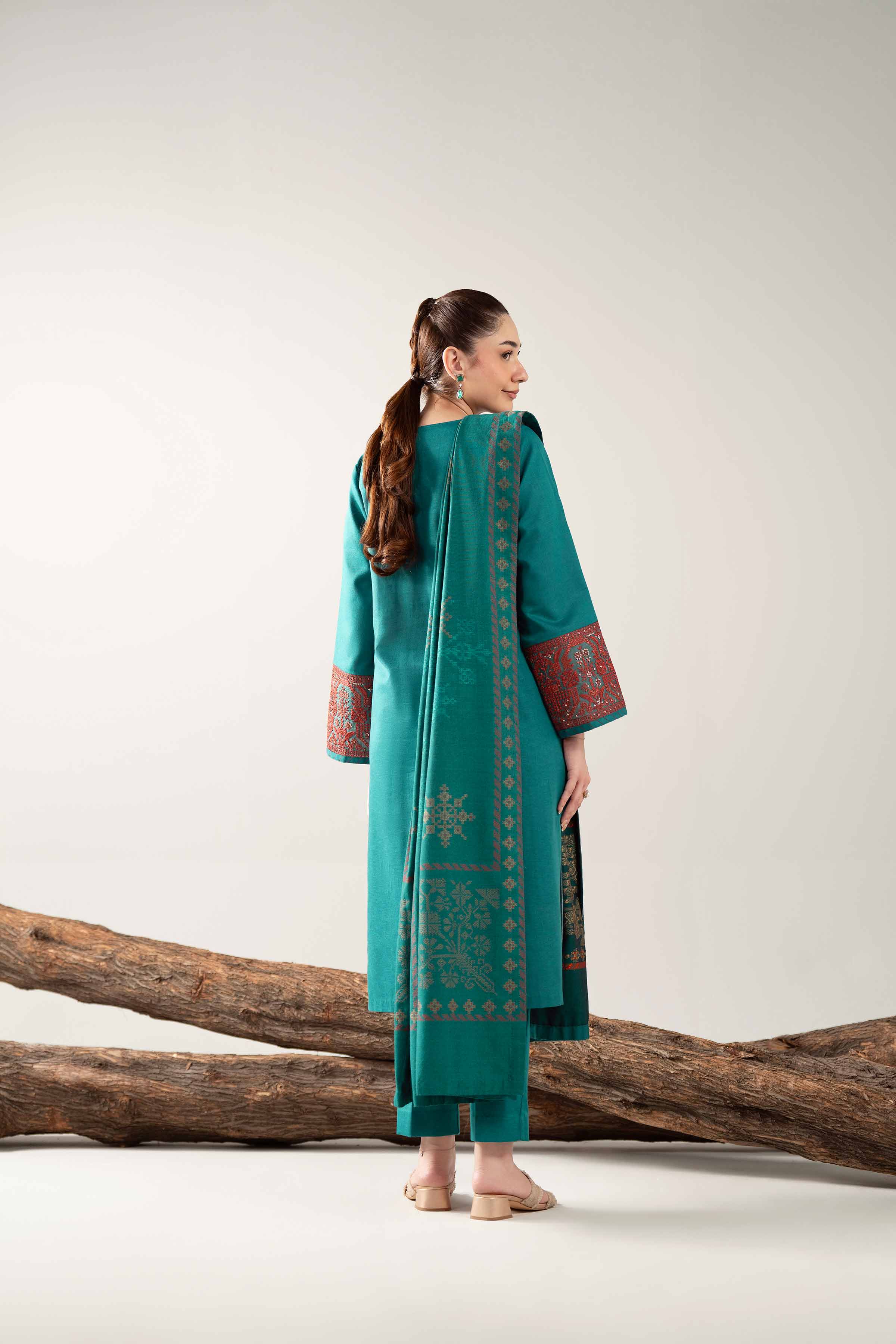 3 Piece - Embroidered Suit - 42503574 for Women - Unstitched Collection | Nishat | Shop Online