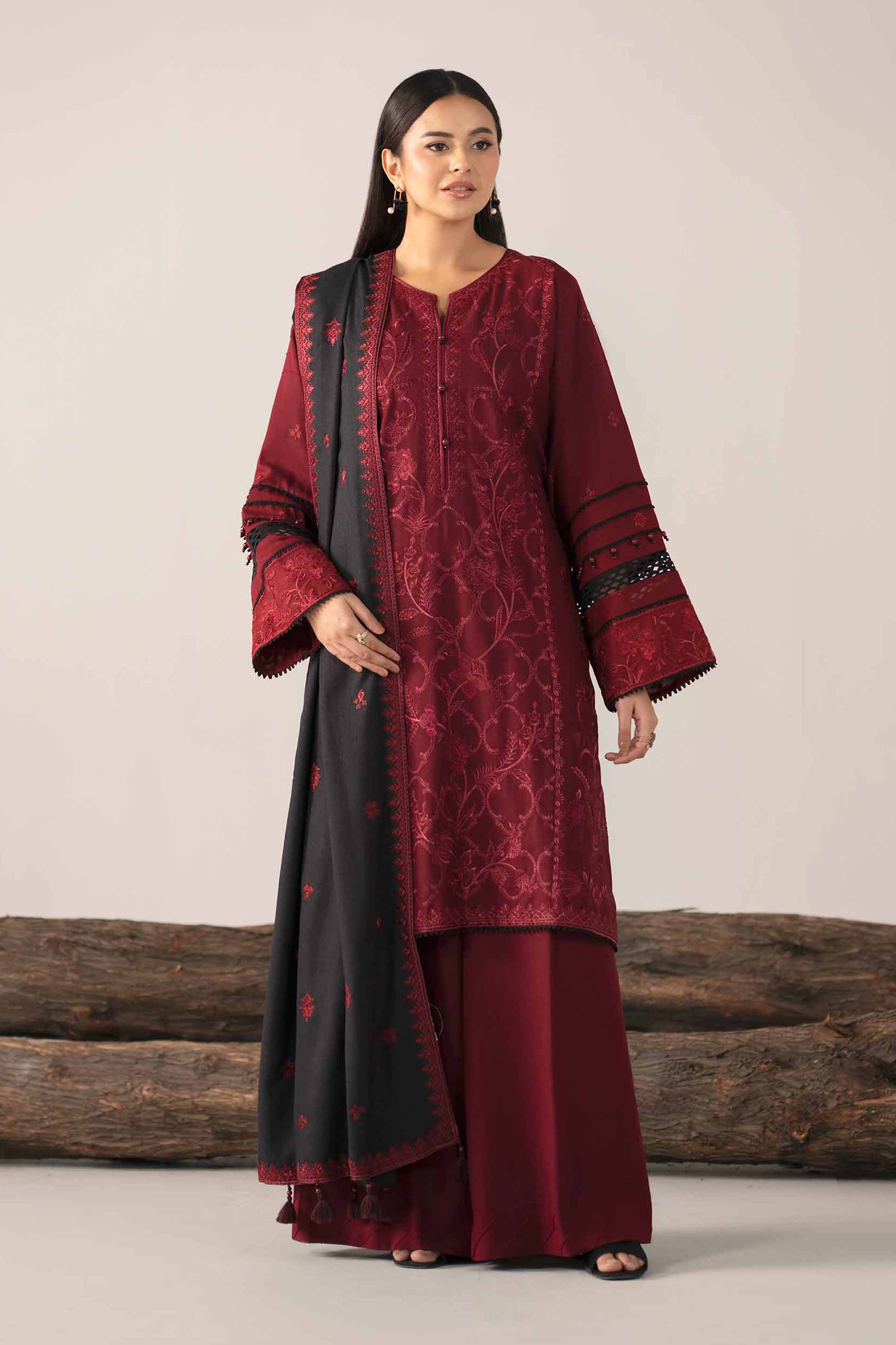 3 Piece - Embroidered Suit - 42503586 for Women - Unstitched Collection | Nishat | Shop Online
