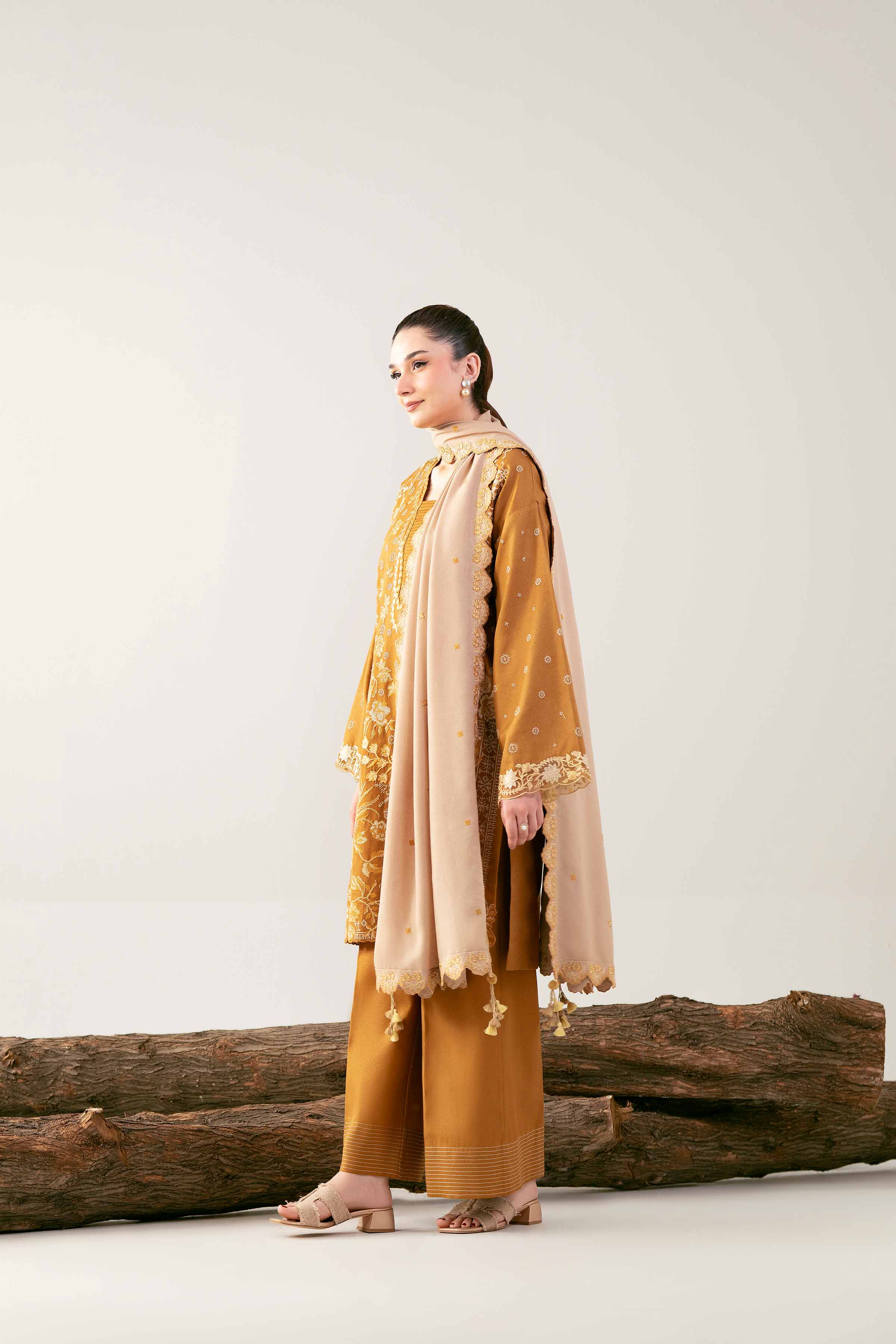 3 Piece - Embroidered Suit - 42503592 for Women - Unstitched Collection | Nishat | Shop Online