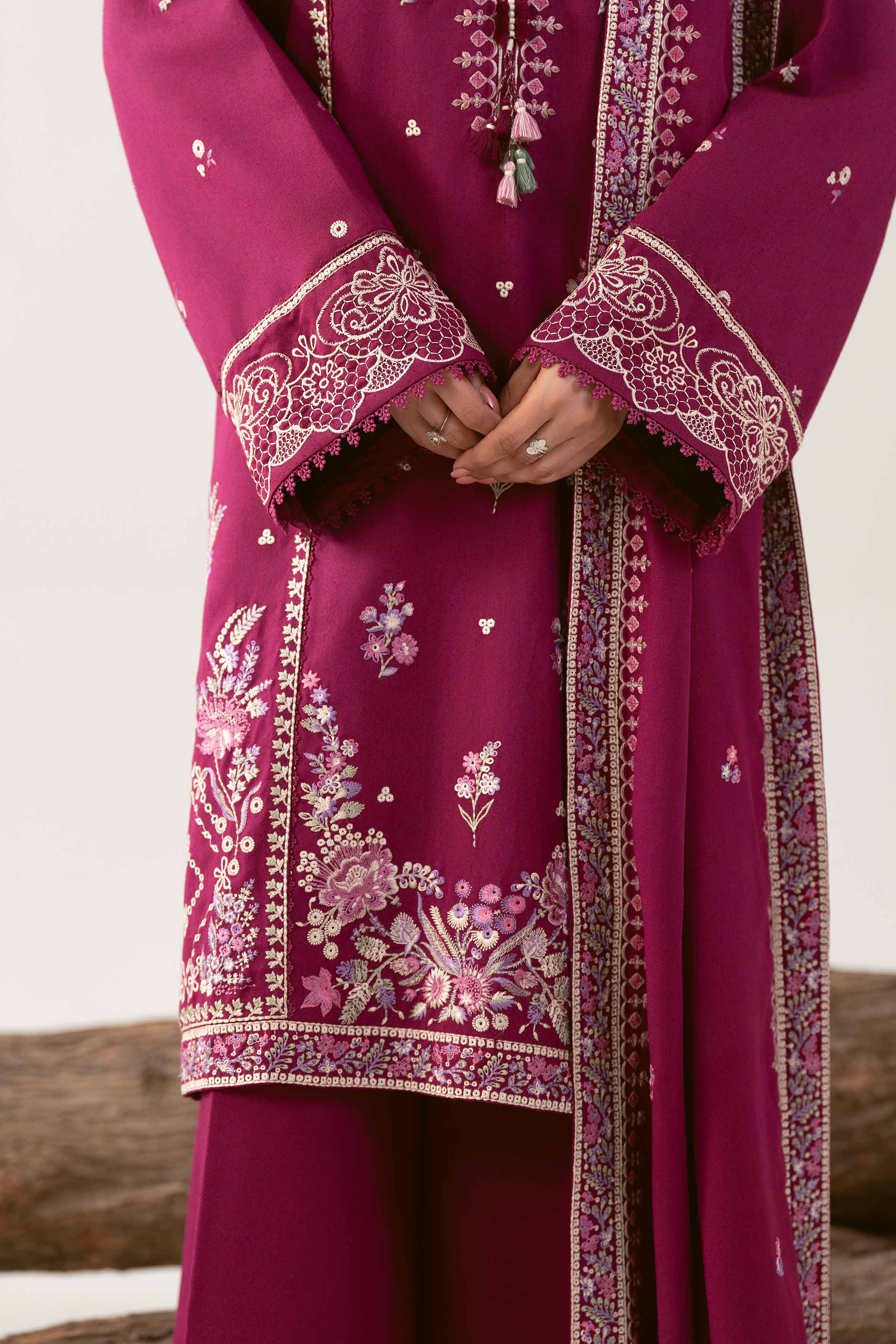 3 Piece - Embroidered Suit - 42503595 for Women - Unstitched Collection | Nishat | Shop Online