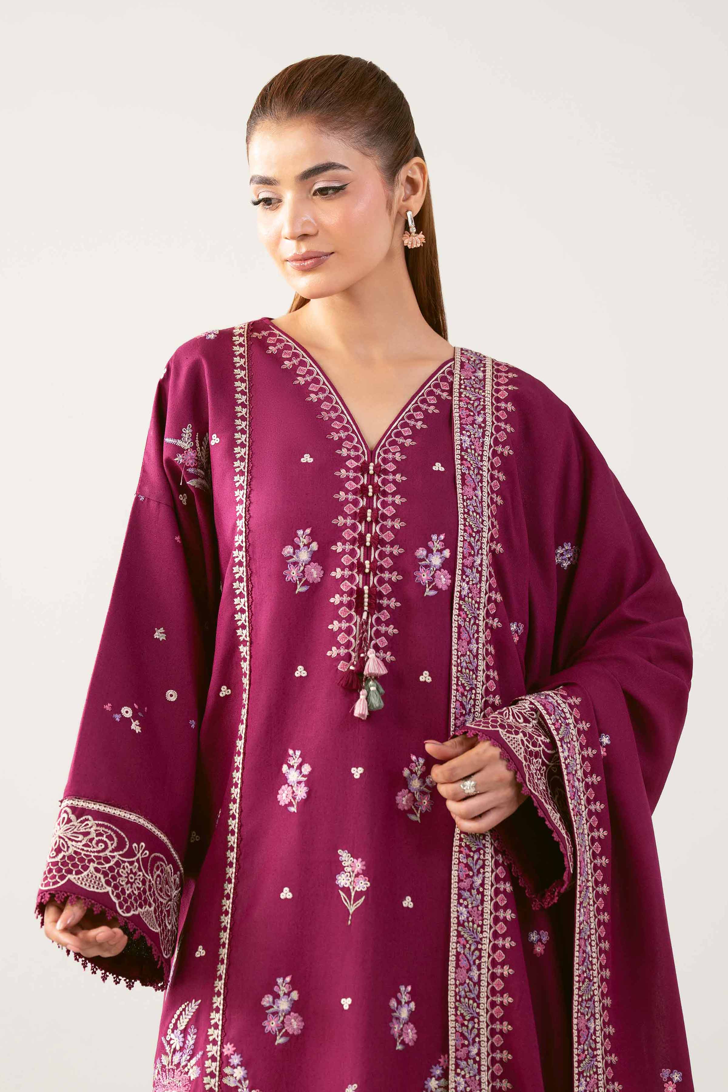 3 Piece - Embroidered Suit - 42503595 for Women - Unstitched Collection | Nishat | Shop Online