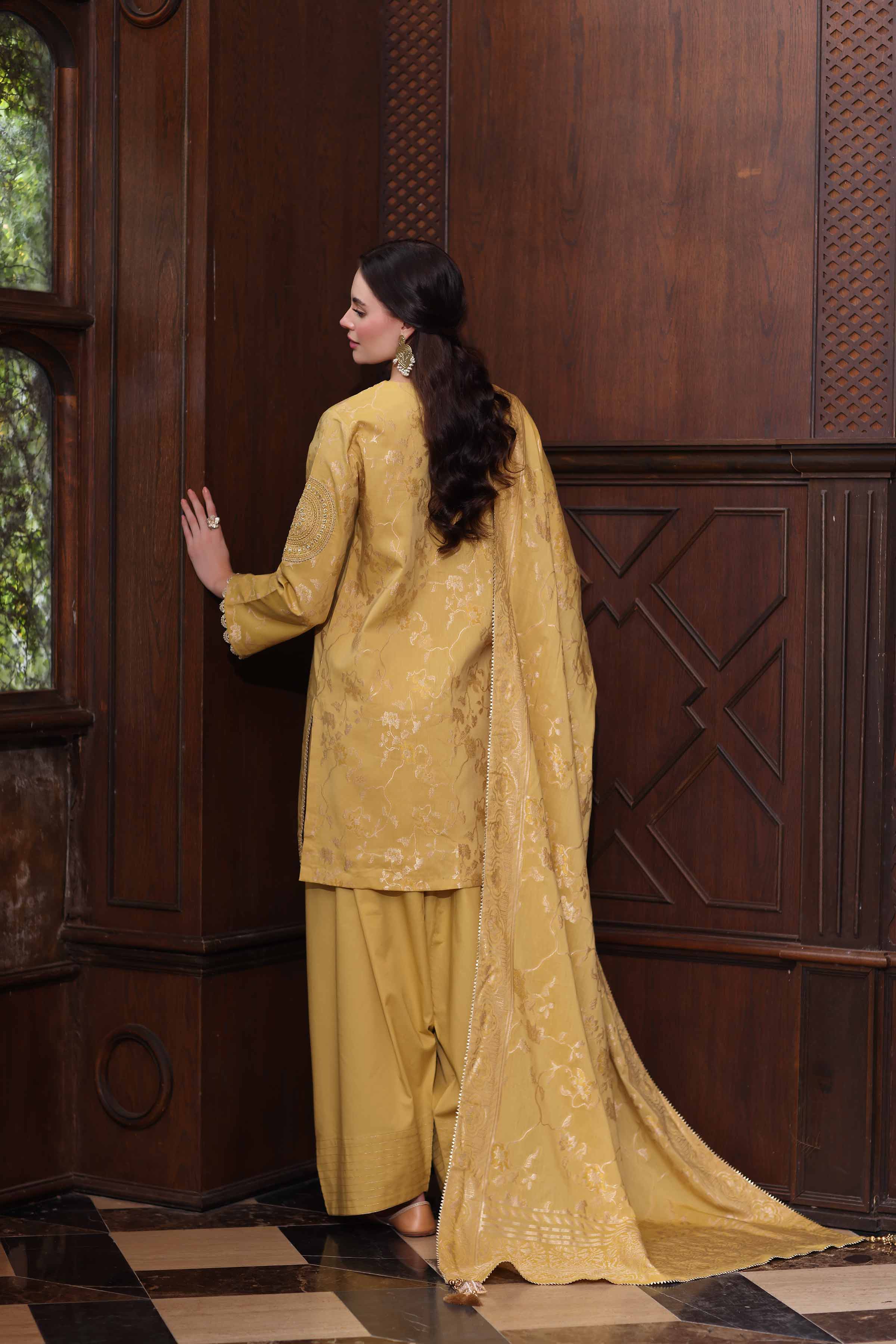 3 Piece - Embroidered Suit - 42503599 for Women - Unstitched Collection | Nishat | Shop Online