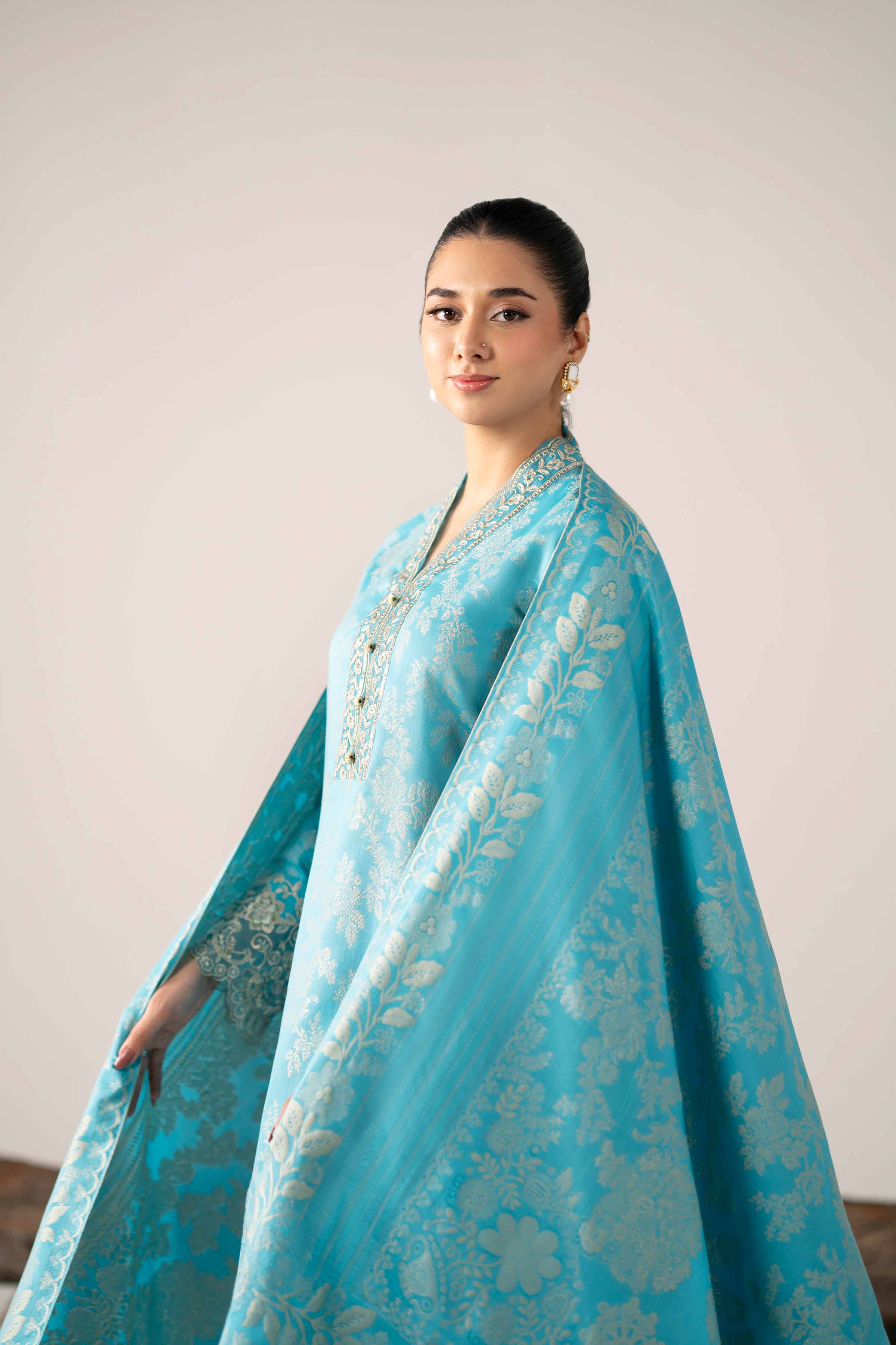 3 Piece - Embroidered Suit - 42503600 for Women - Unstitched Collection | Nishat | Shop Online