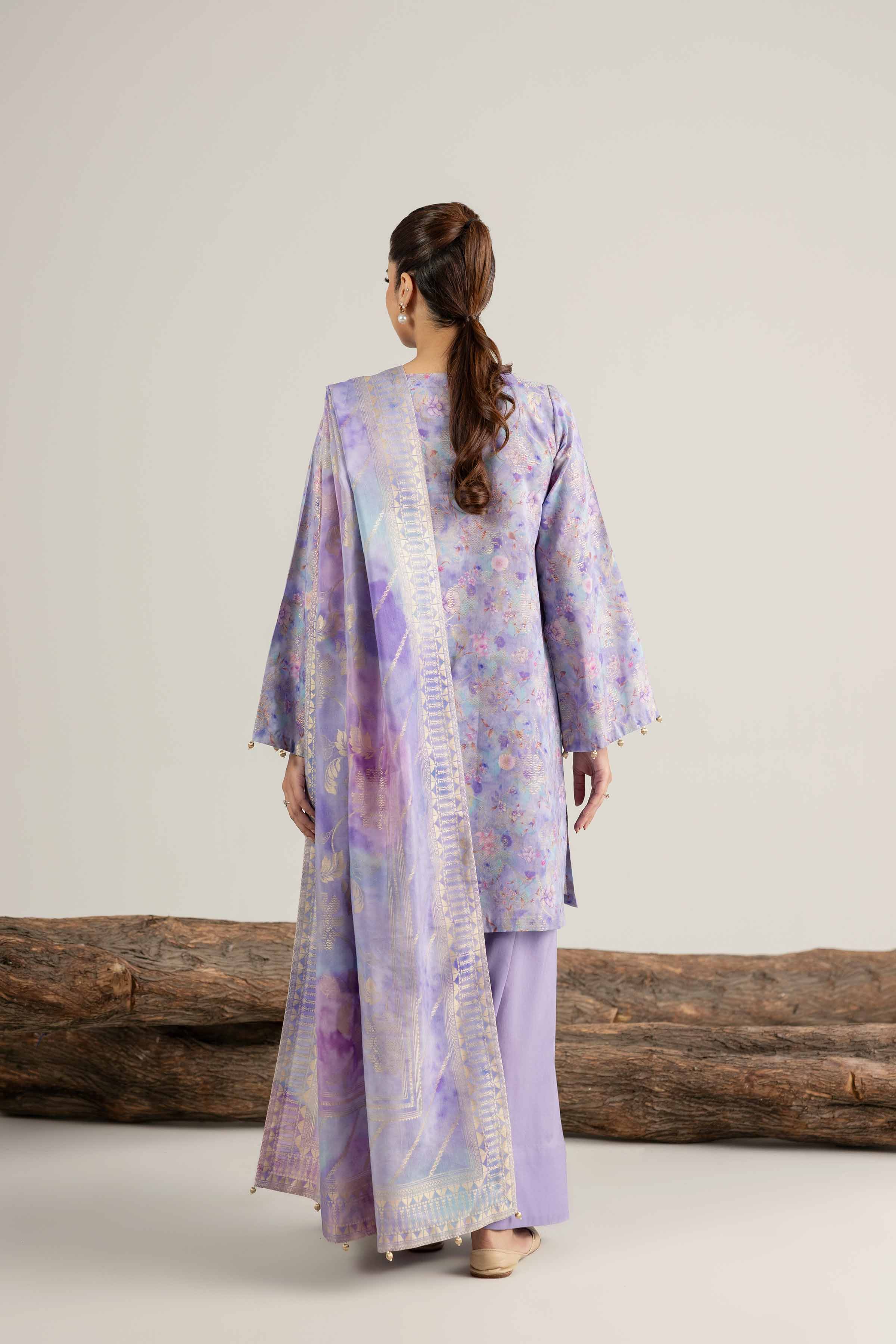 3 Piece - Digital Printed Embroidered Suit - 42503604 for Women - Unstitched Collection | Nishat | Shop Online