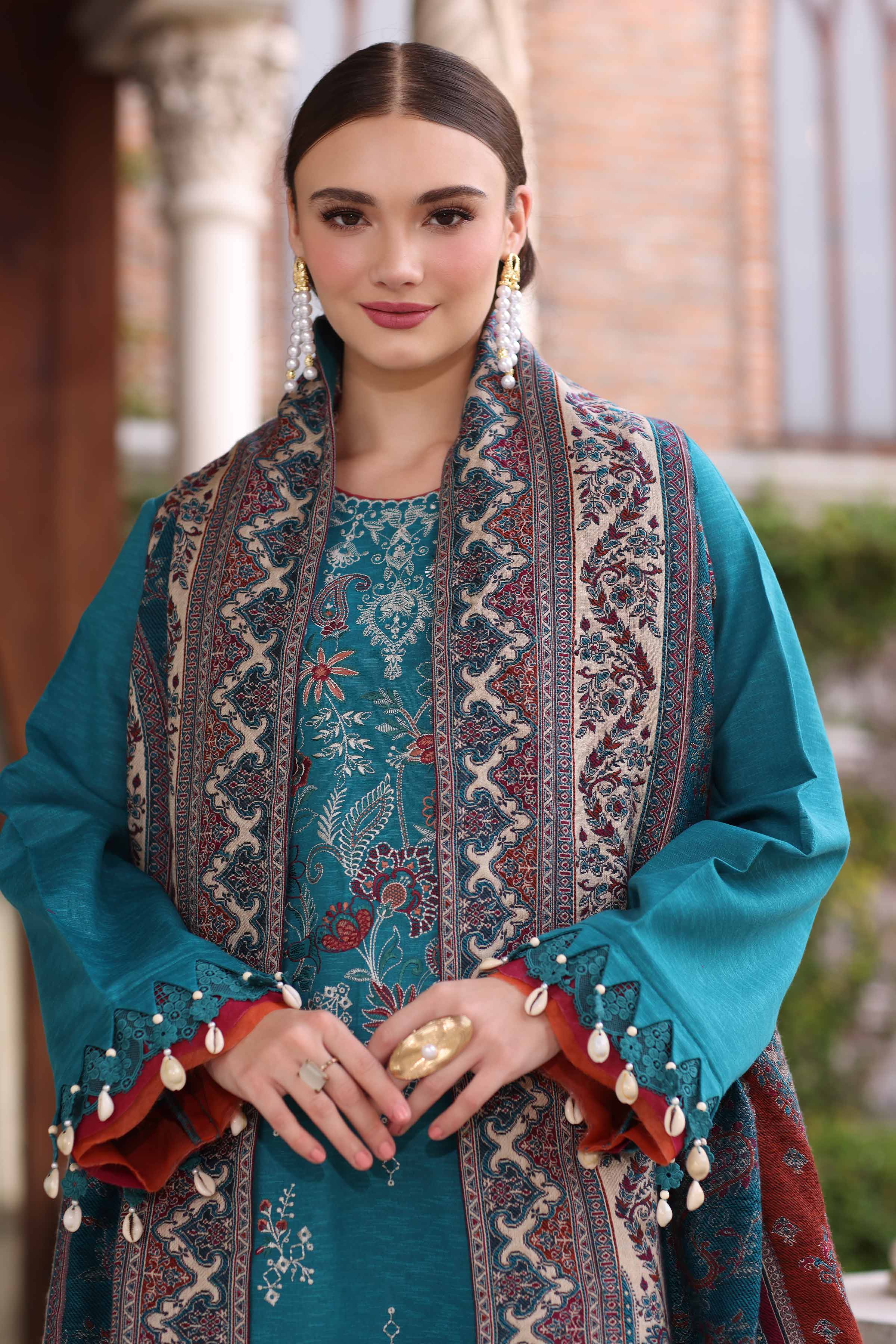 3 Piece - Embroidered Suit - 42503610 for Women - Unstitched Collection | Nishat | Shop Online